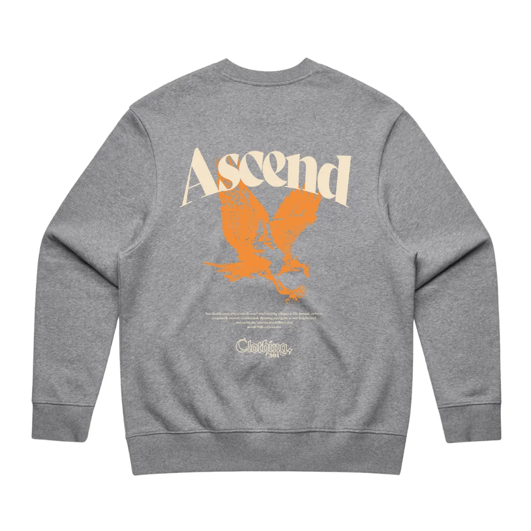 304 Mens Ascend Heavy Sweatshirt Cream