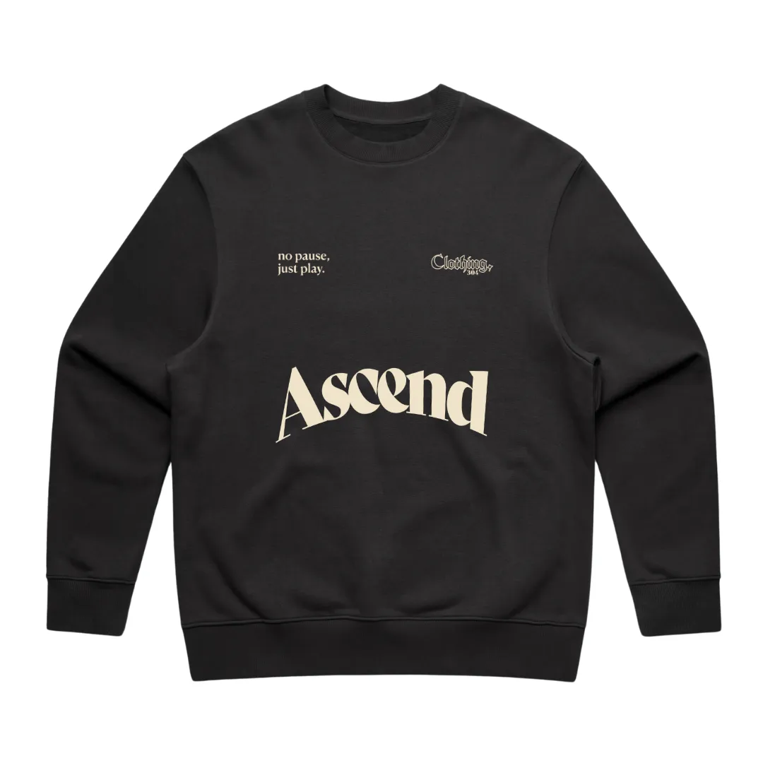 304 Mens Ascend Heavy Sweatshirt Cream