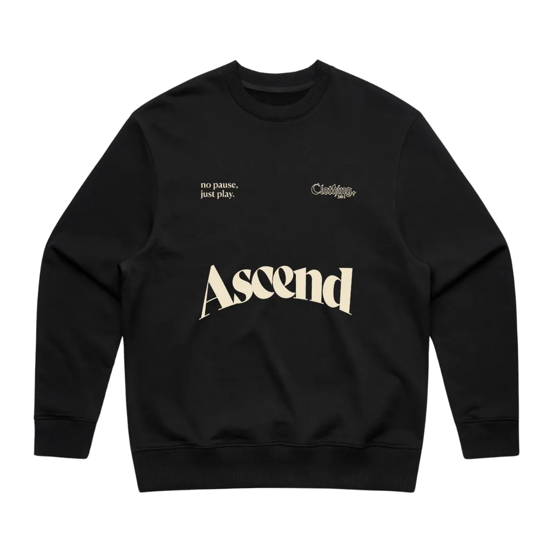304 Mens Ascend Heavy Sweatshirt Cream