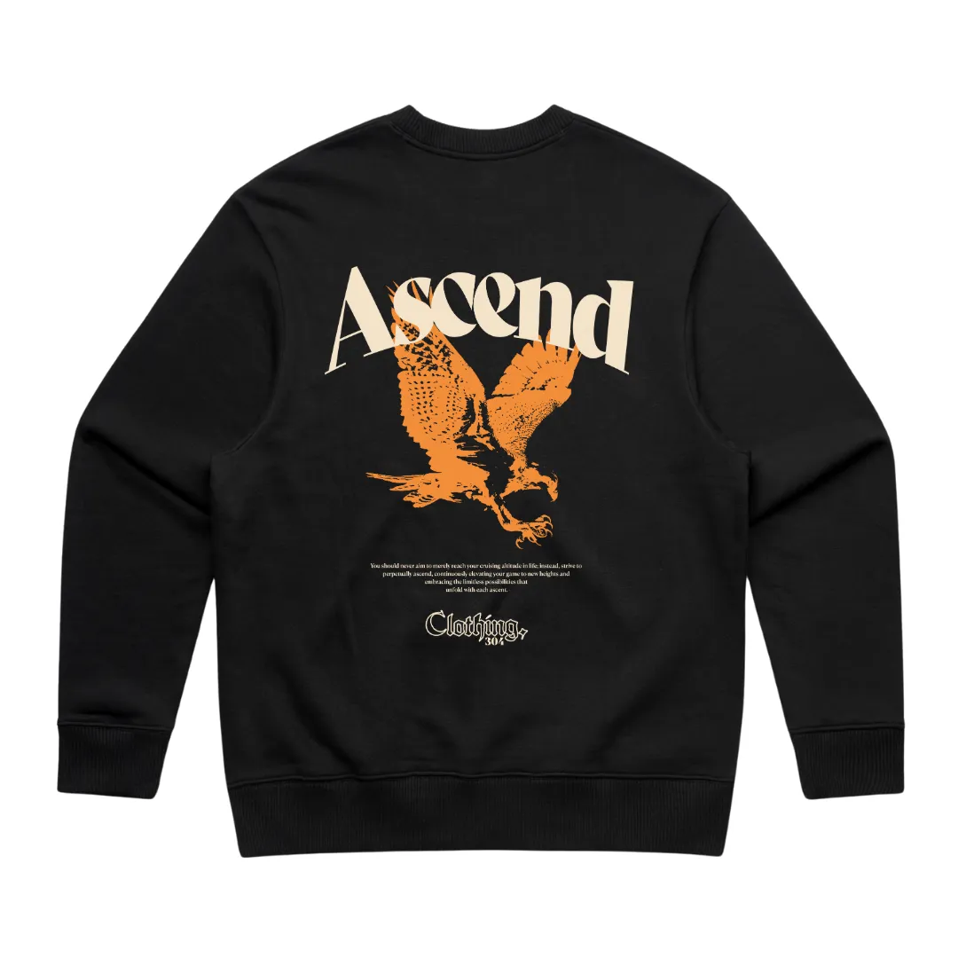 304 Mens Ascend Heavy Sweatshirt Cream
