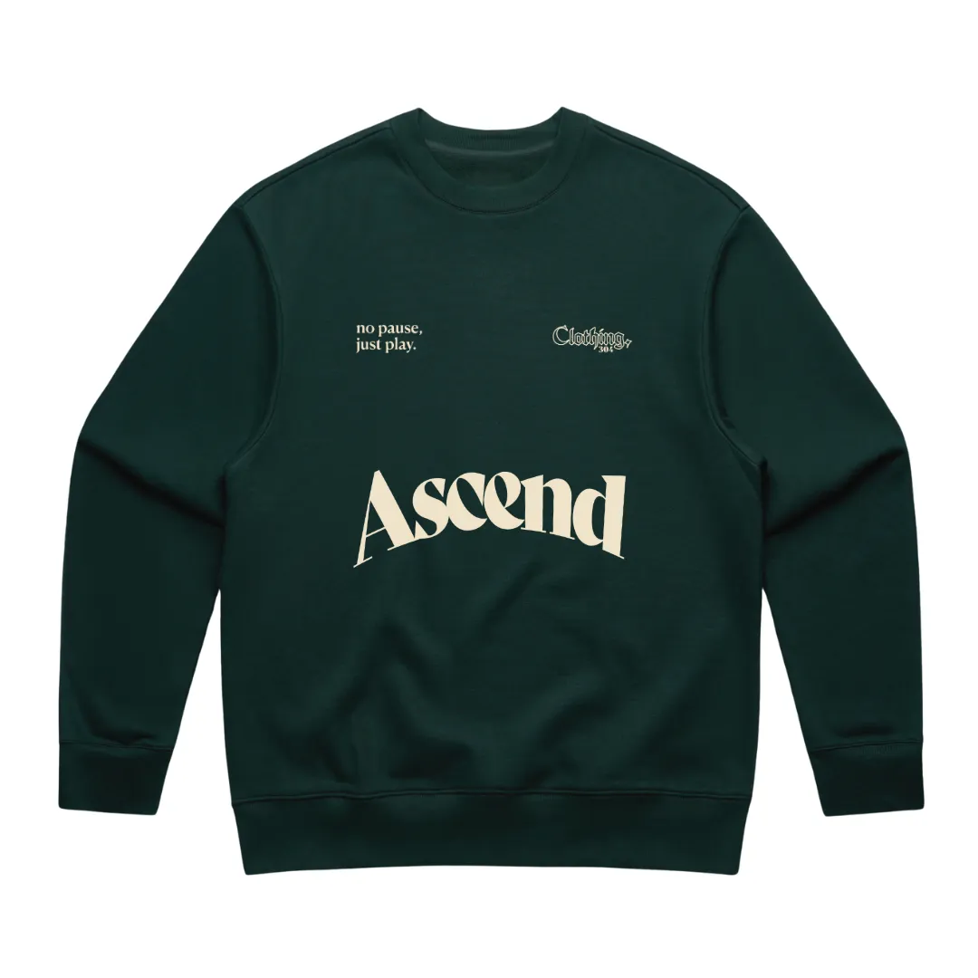 304 Mens Ascend Heavy Sweatshirt Cream