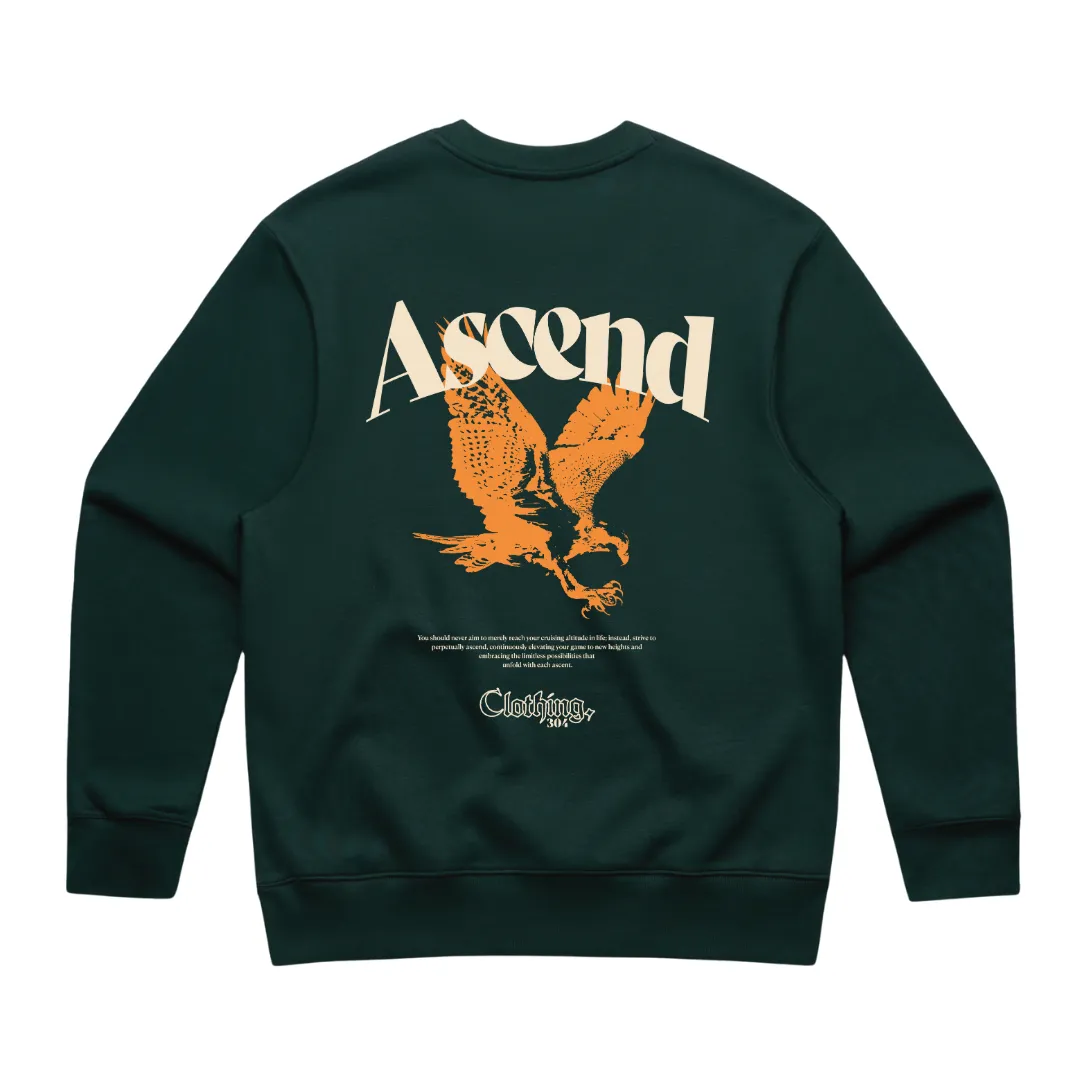 304 Mens Ascend Heavy Sweatshirt Cream