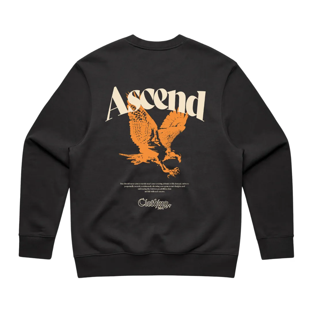 304 Mens Ascend Heavy Sweatshirt Cream