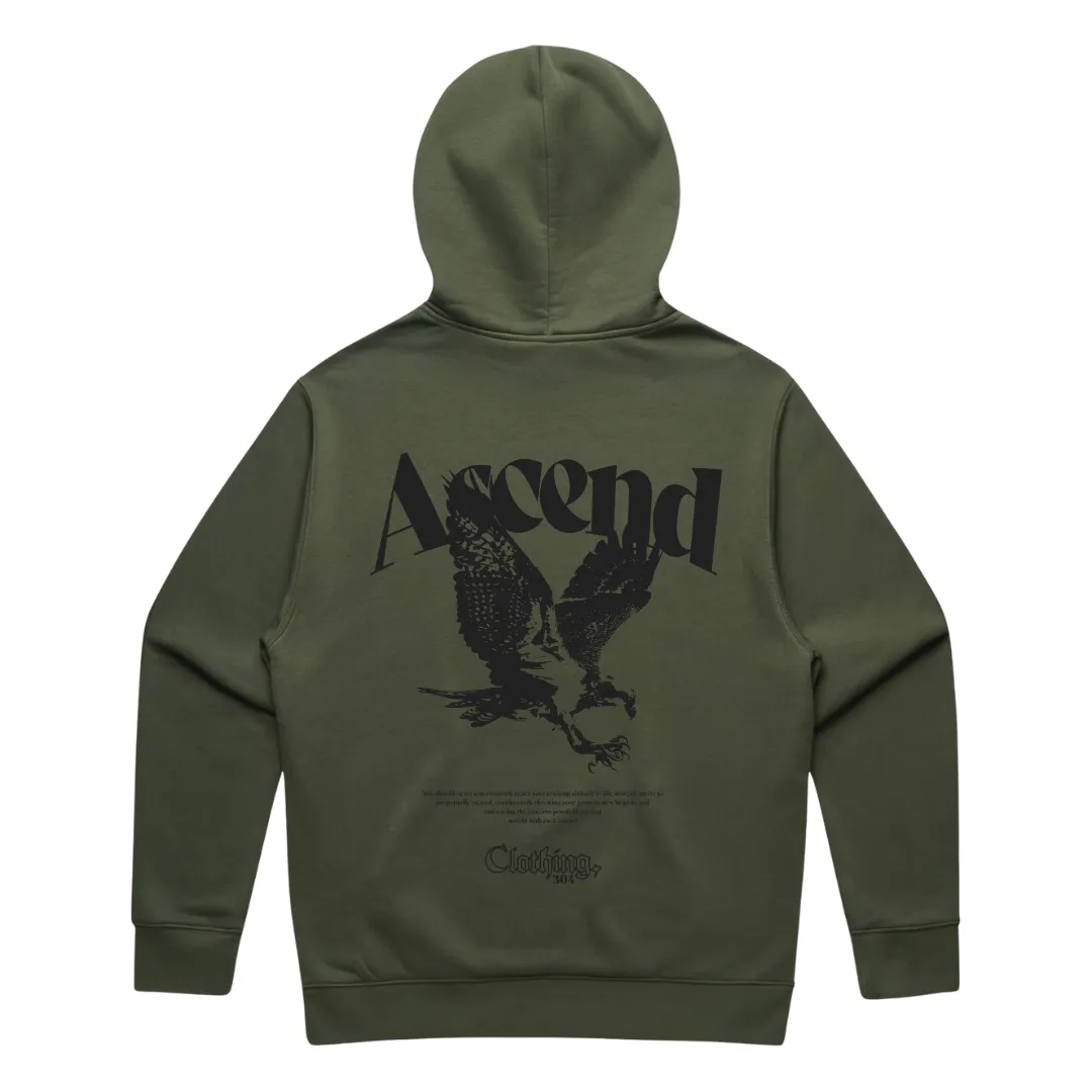 304 Mens Ascend Hoodie Black