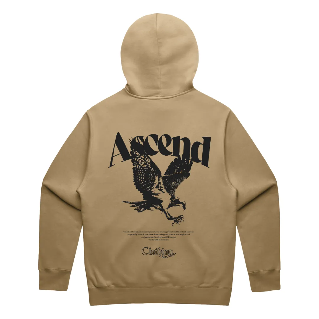 304 Mens Ascend Hoodie Black