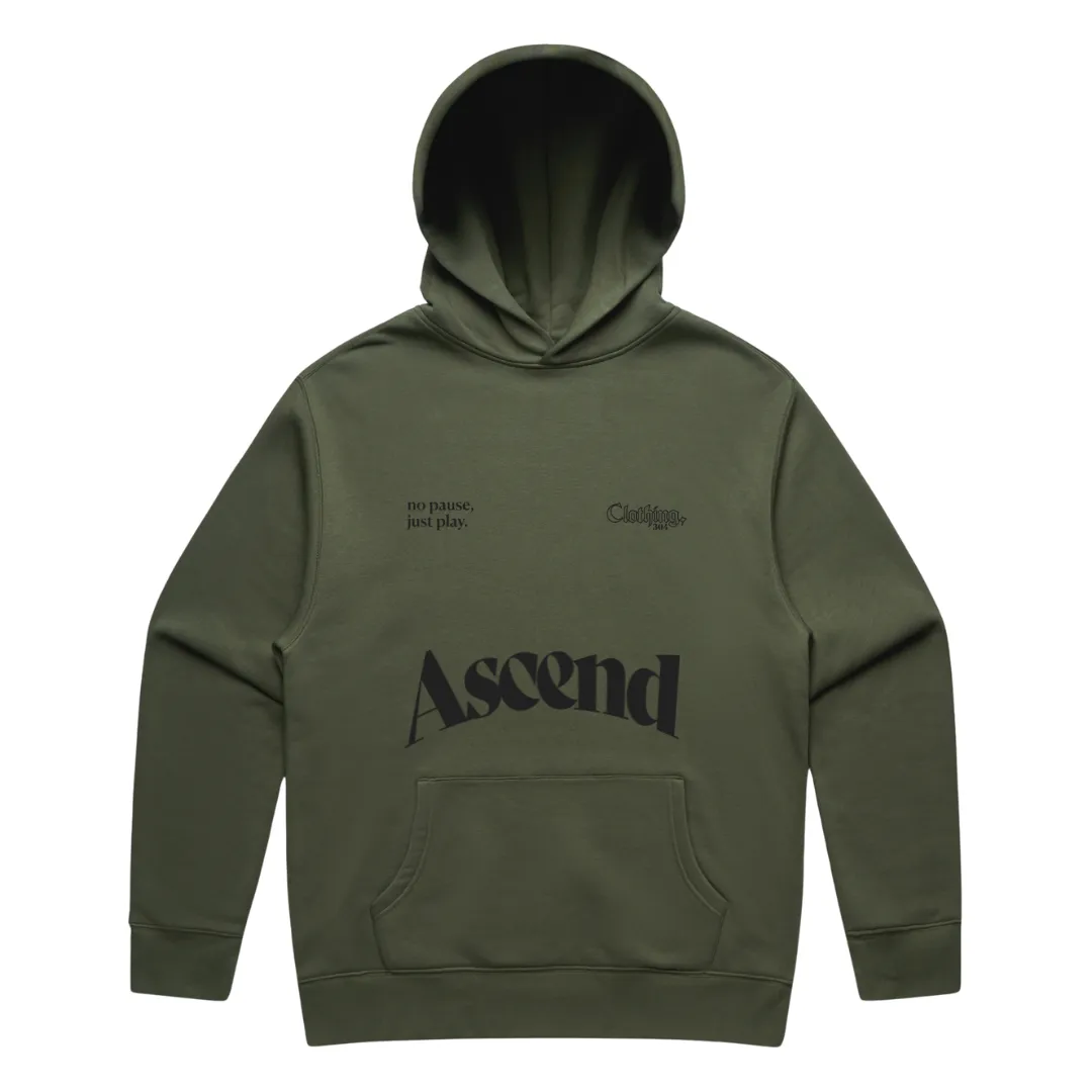 304 Mens Ascend Hoodie Black