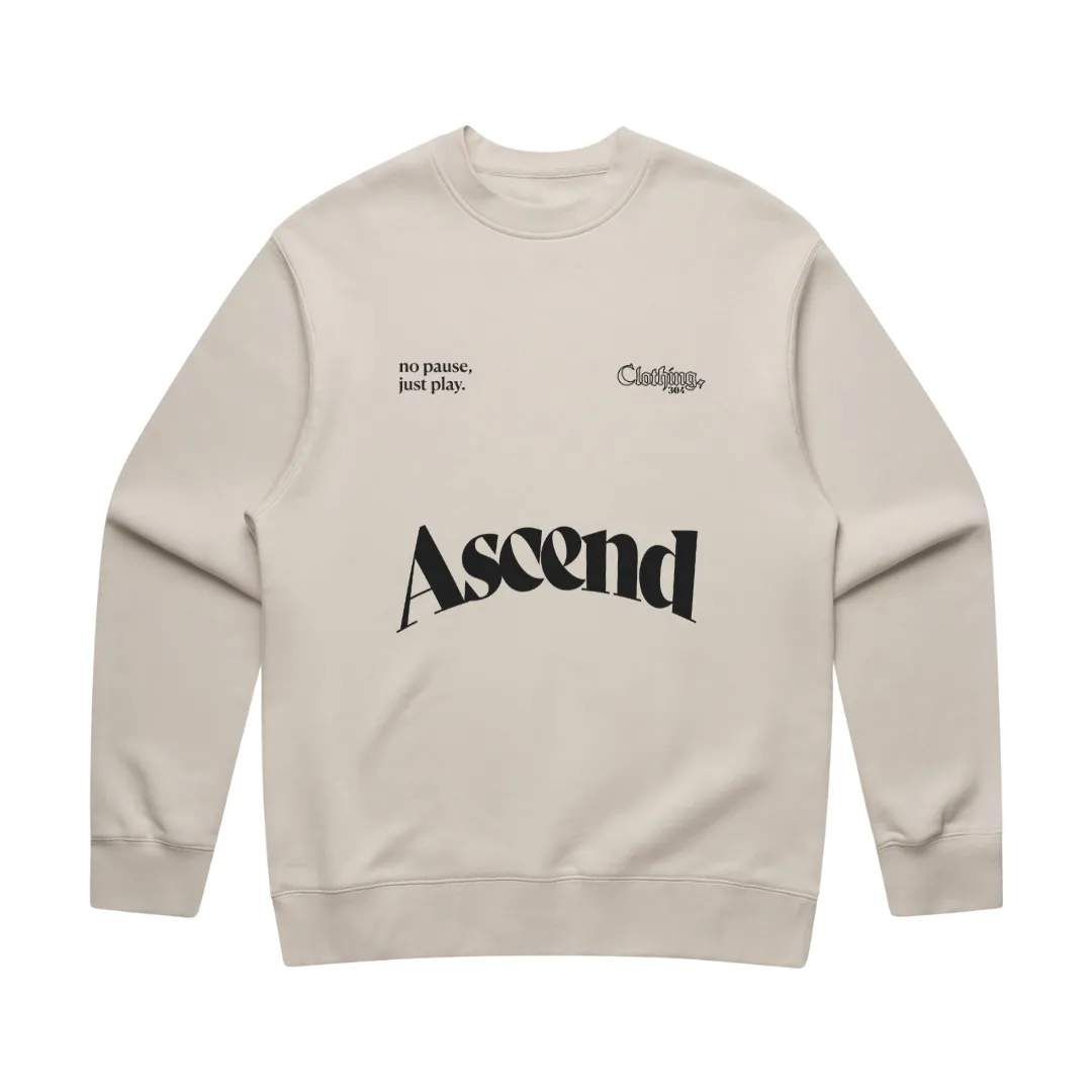 304 Mens Ascend Sweatshirt Black