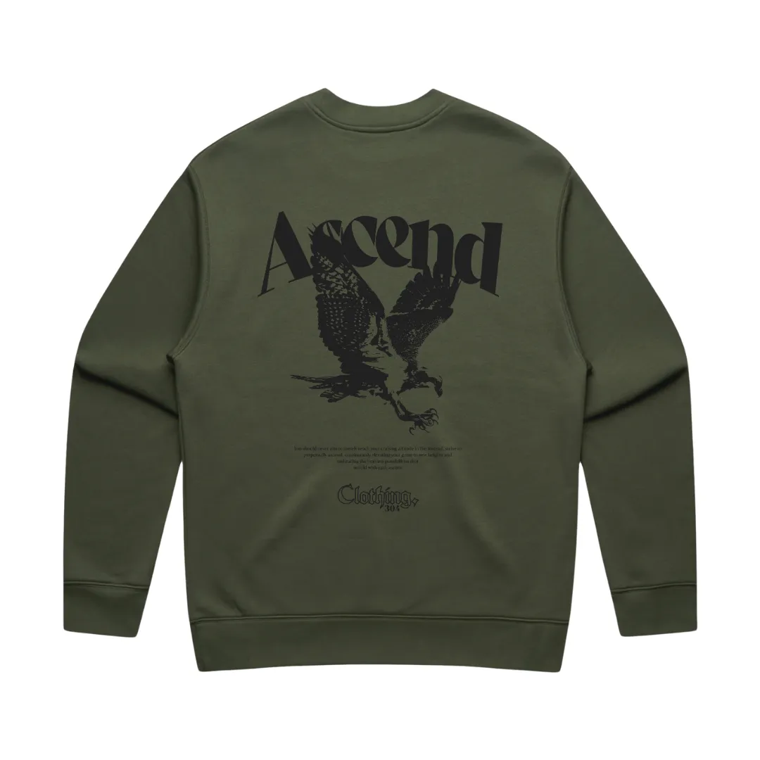 304 Mens Ascend Sweatshirt Black