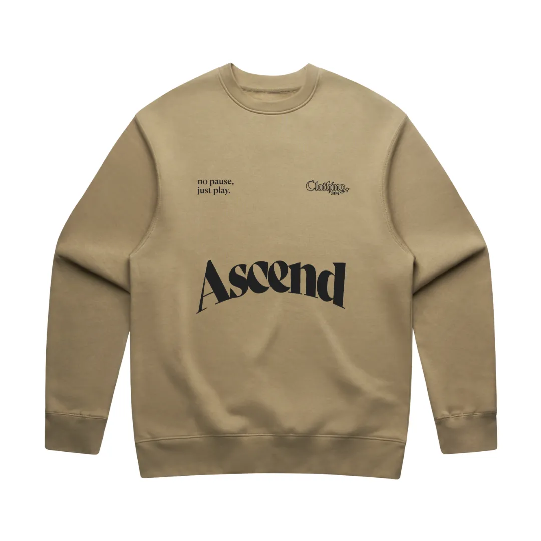 304 Mens Ascend Sweatshirt Black