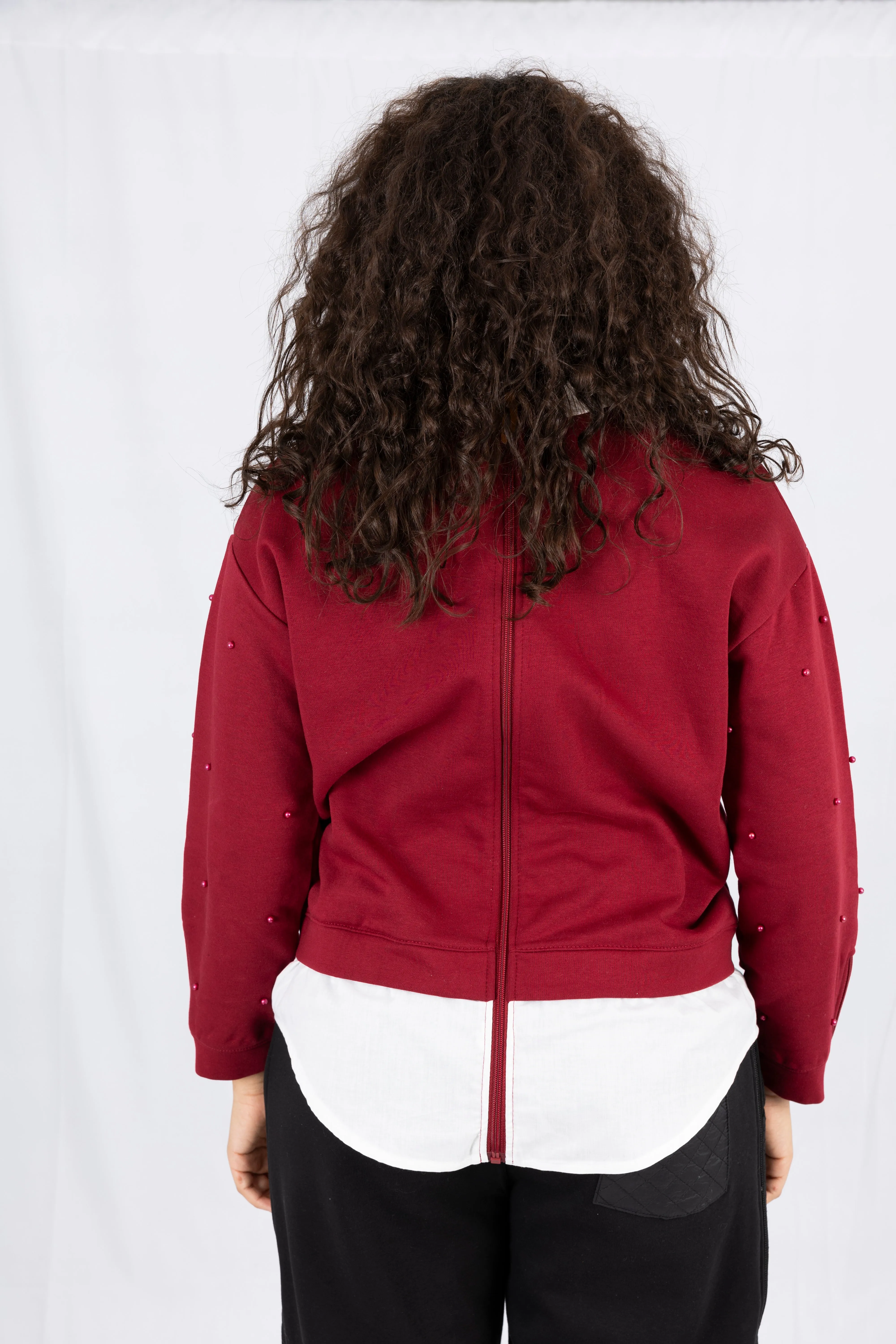 Adaptive Kids Dolman Sleeve Sweatshirt with Back Zipper Foe Easy Dressing