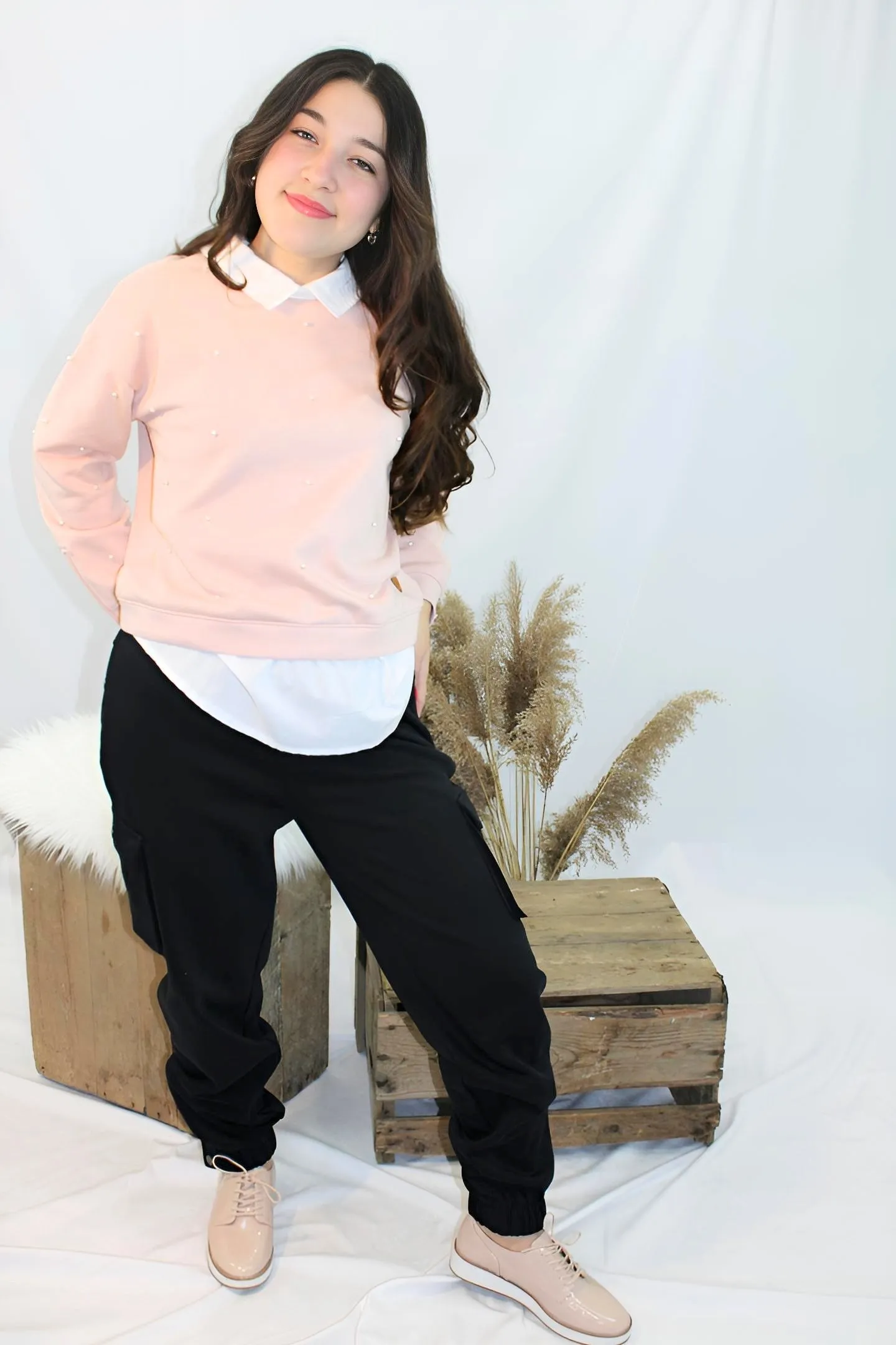 Adaptive Kids Dolman Sleeve Sweatshirt with Back Zipper Foe Easy Dressing