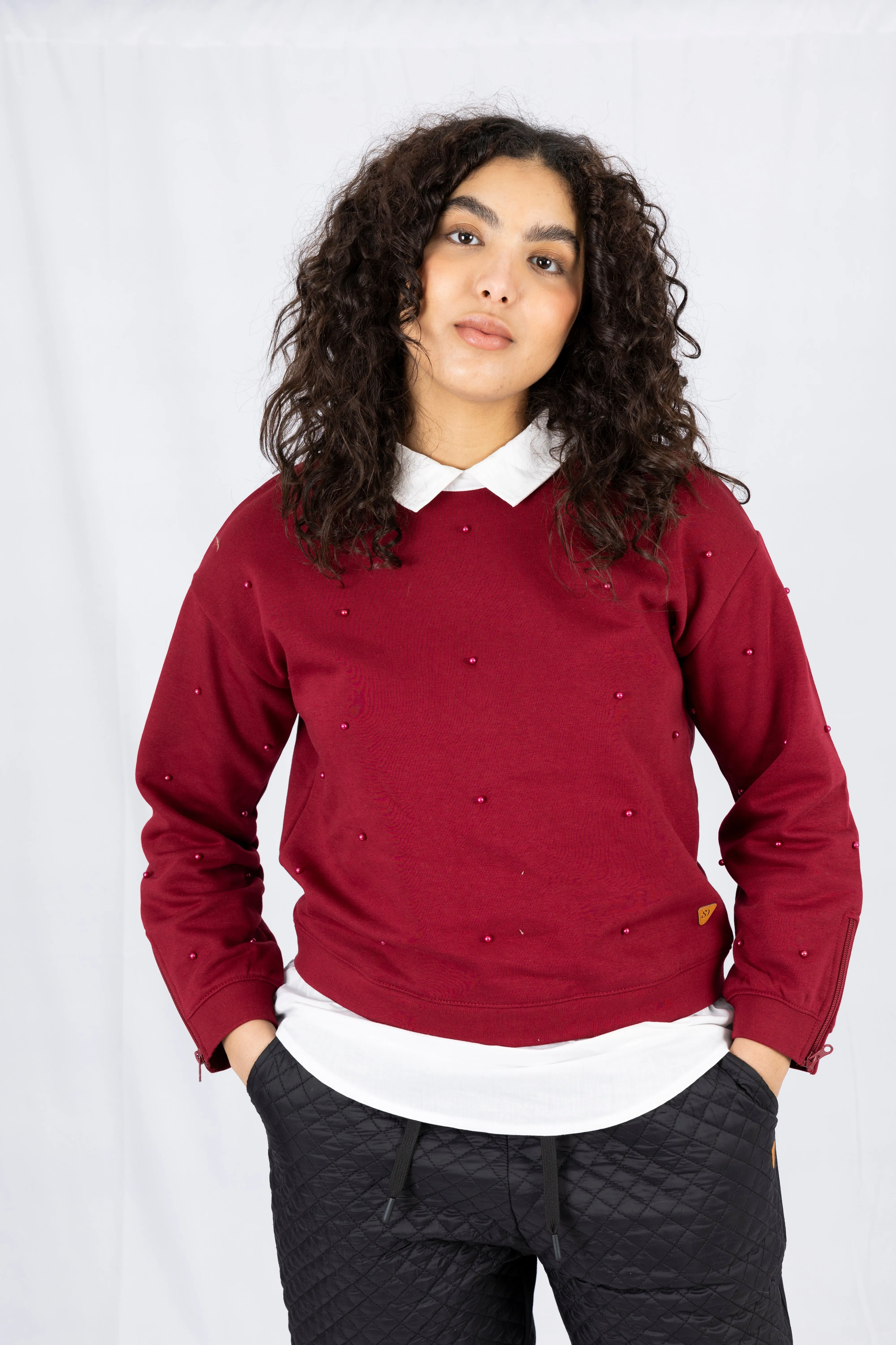 Adaptive Kids Dolman Sleeve Sweatshirt with Back Zipper Foe Easy Dressing