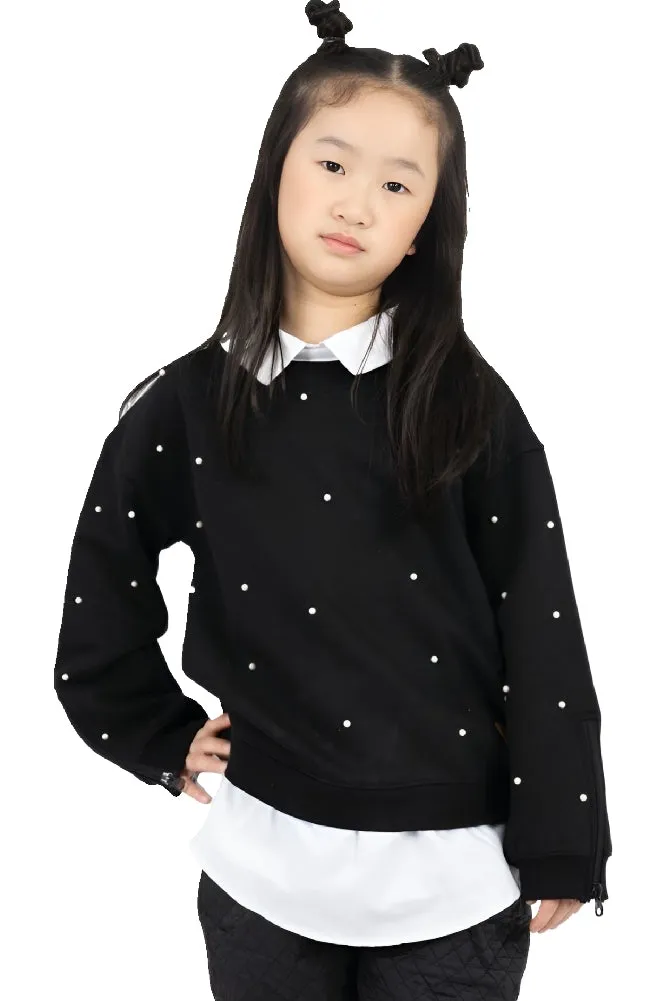 Adaptive Kids Dolman Sleeve Sweatshirt with Back Zipper Foe Easy Dressing