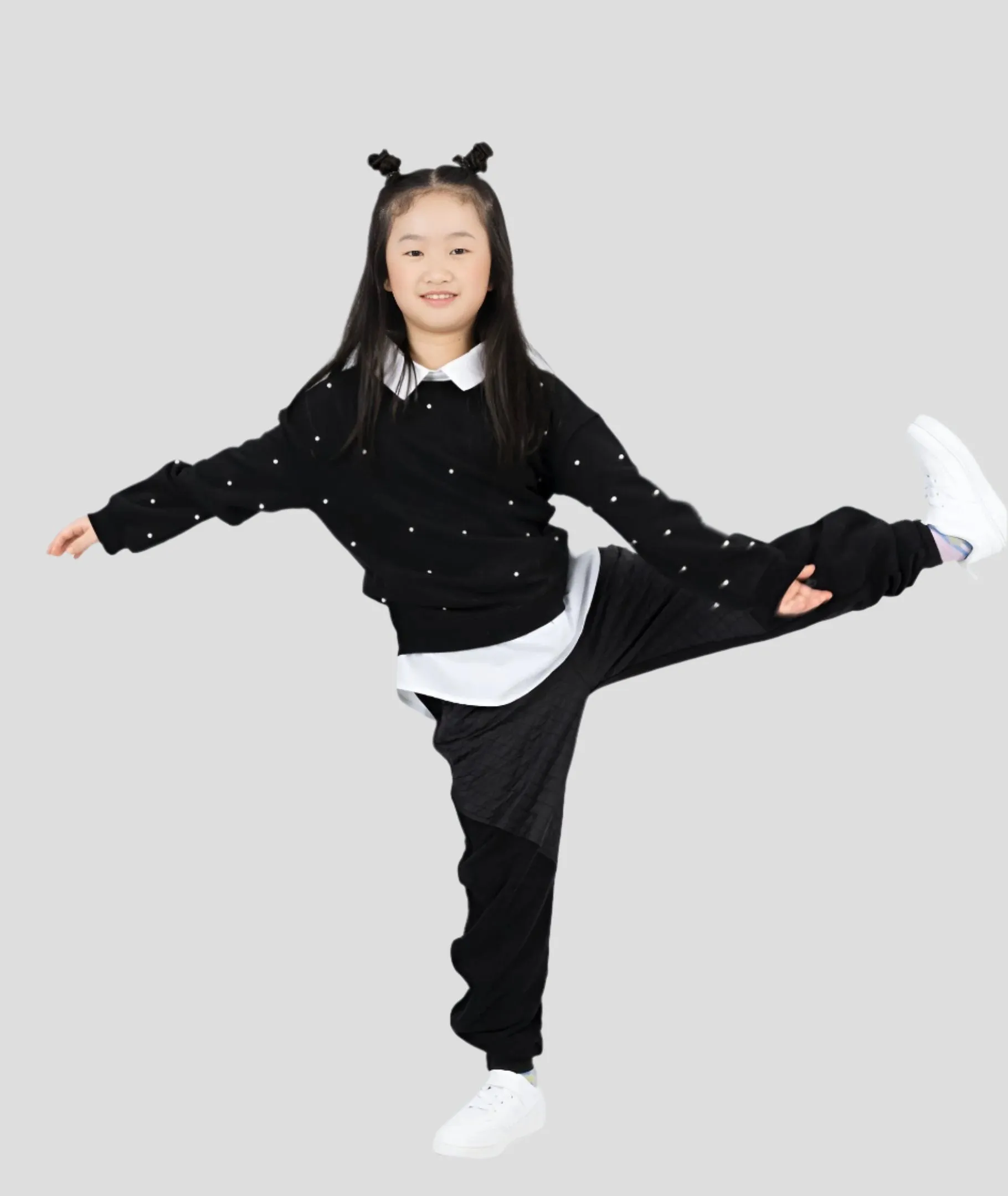 Adaptive Kids Dolman Sleeve Sweatshirt with Back Zipper Foe Easy Dressing