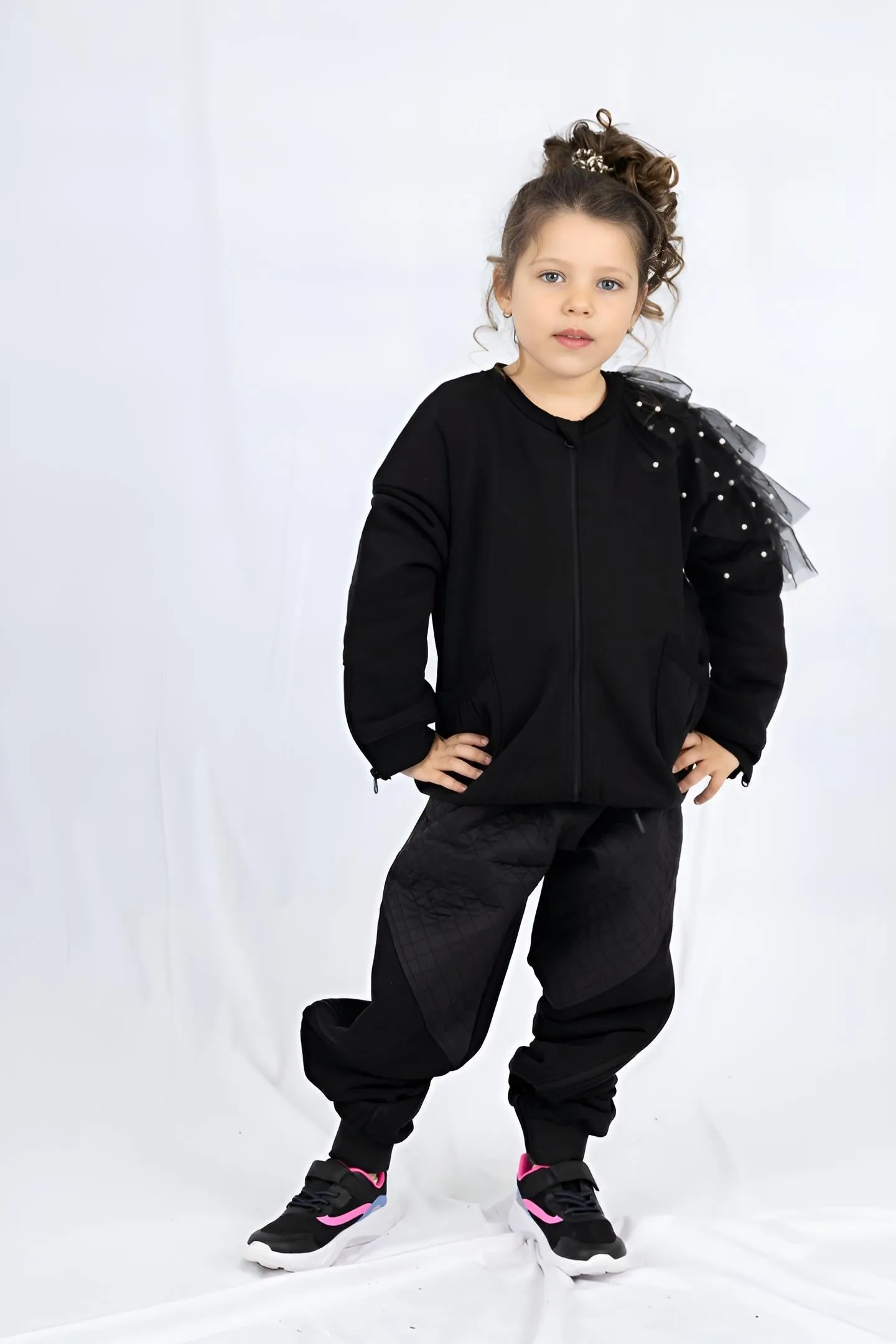 Adaptive Kids Dolman Sleeve Sweatshirt, with Magnetic Zipper & Sleeve Easy Undressing