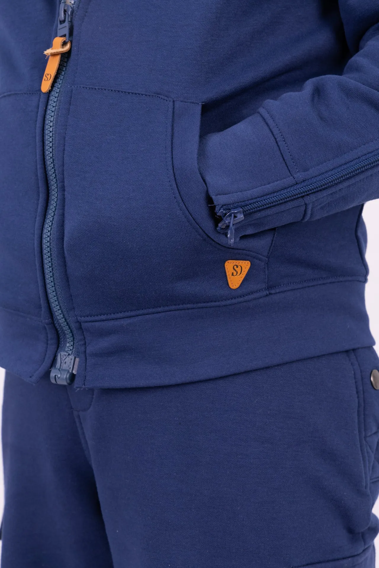 Adaptive Kids Hoodie: Front Magnetic Zipper and Easy-Undressing Sleeves