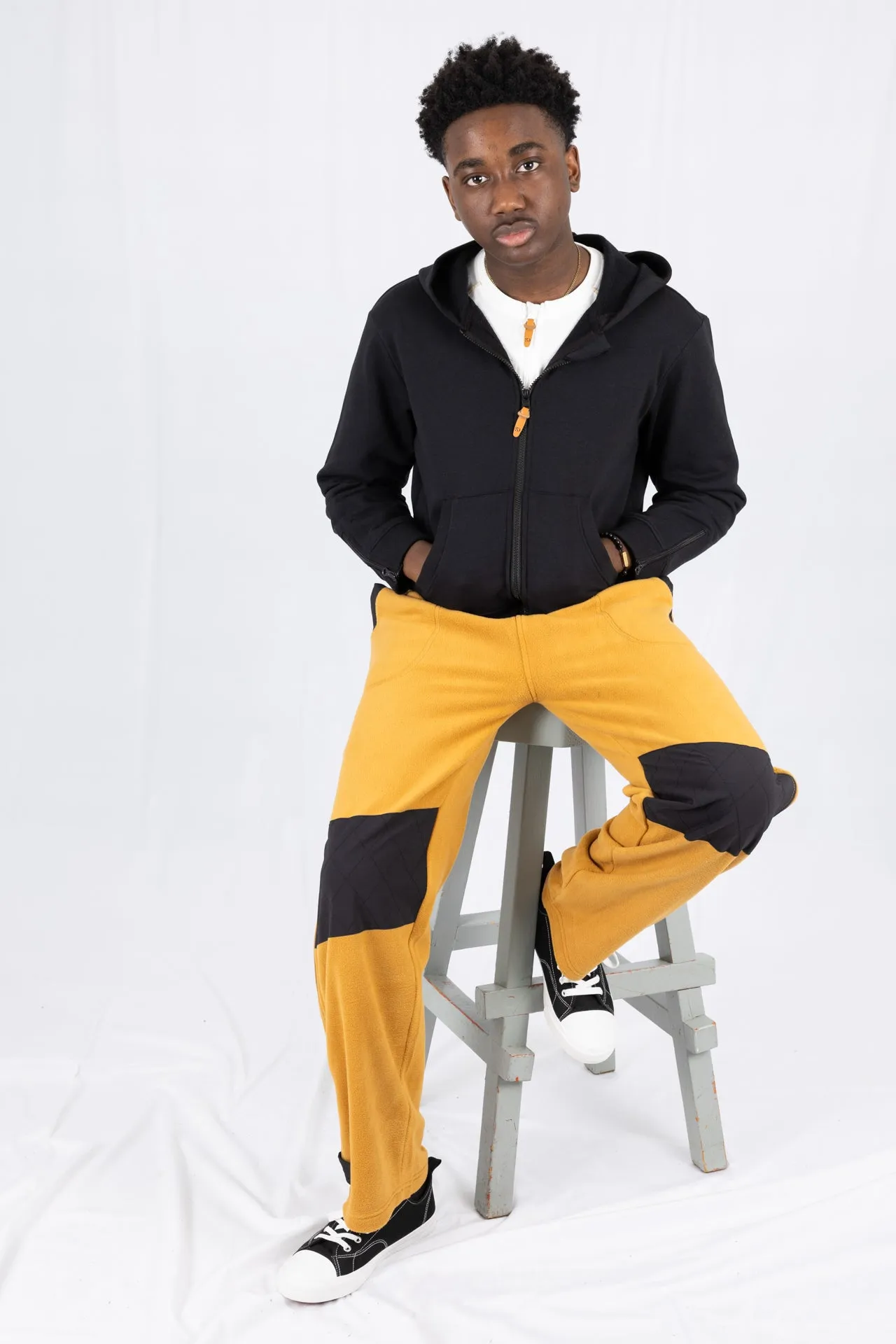 Adaptive Kids Hoodie: Front Magnetic Zipper and Easy-Undressing Sleeves