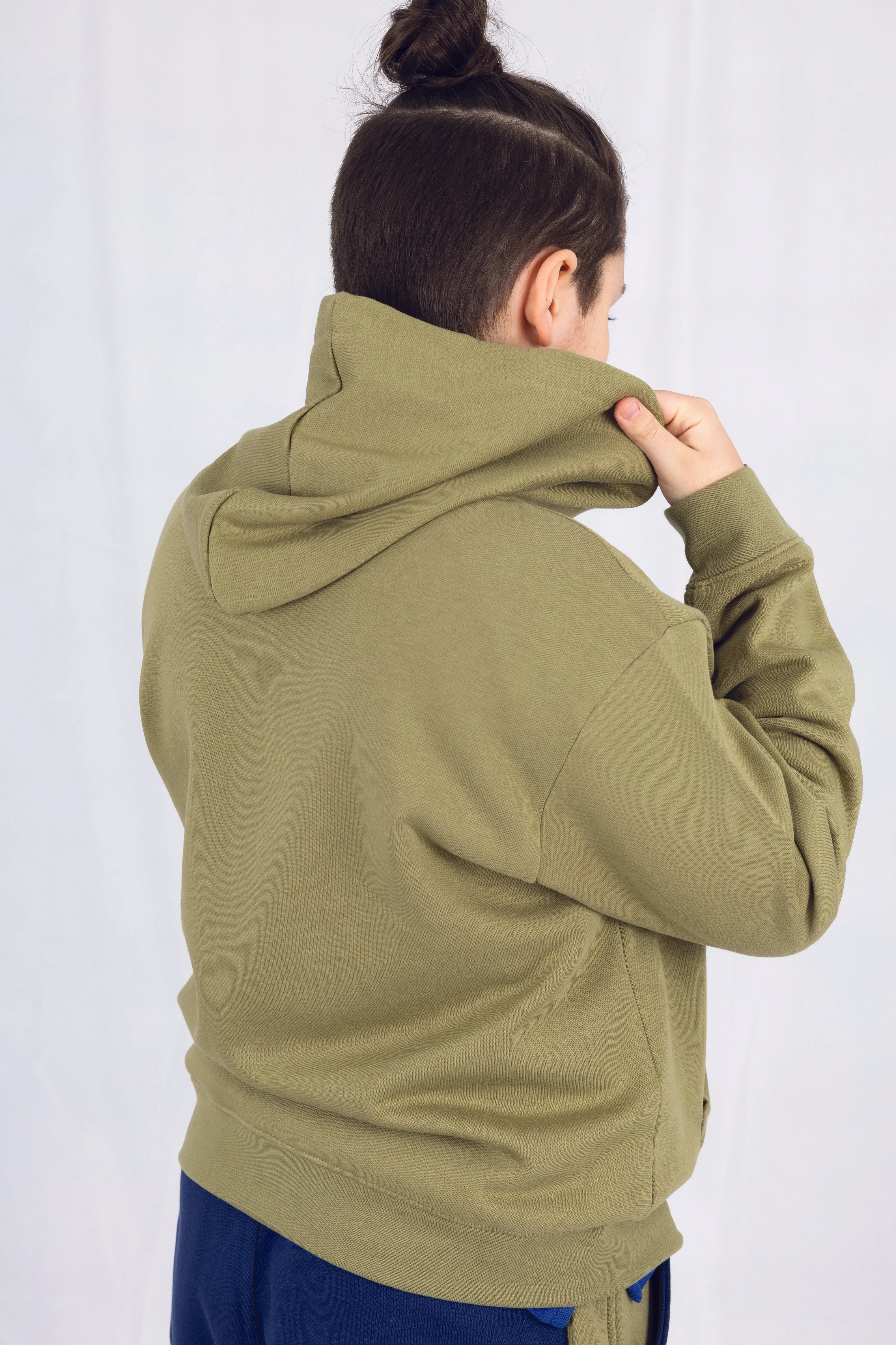 Adaptive Kids Hoodie: Front Magnetic Zipper and Easy-Undressing Sleeves