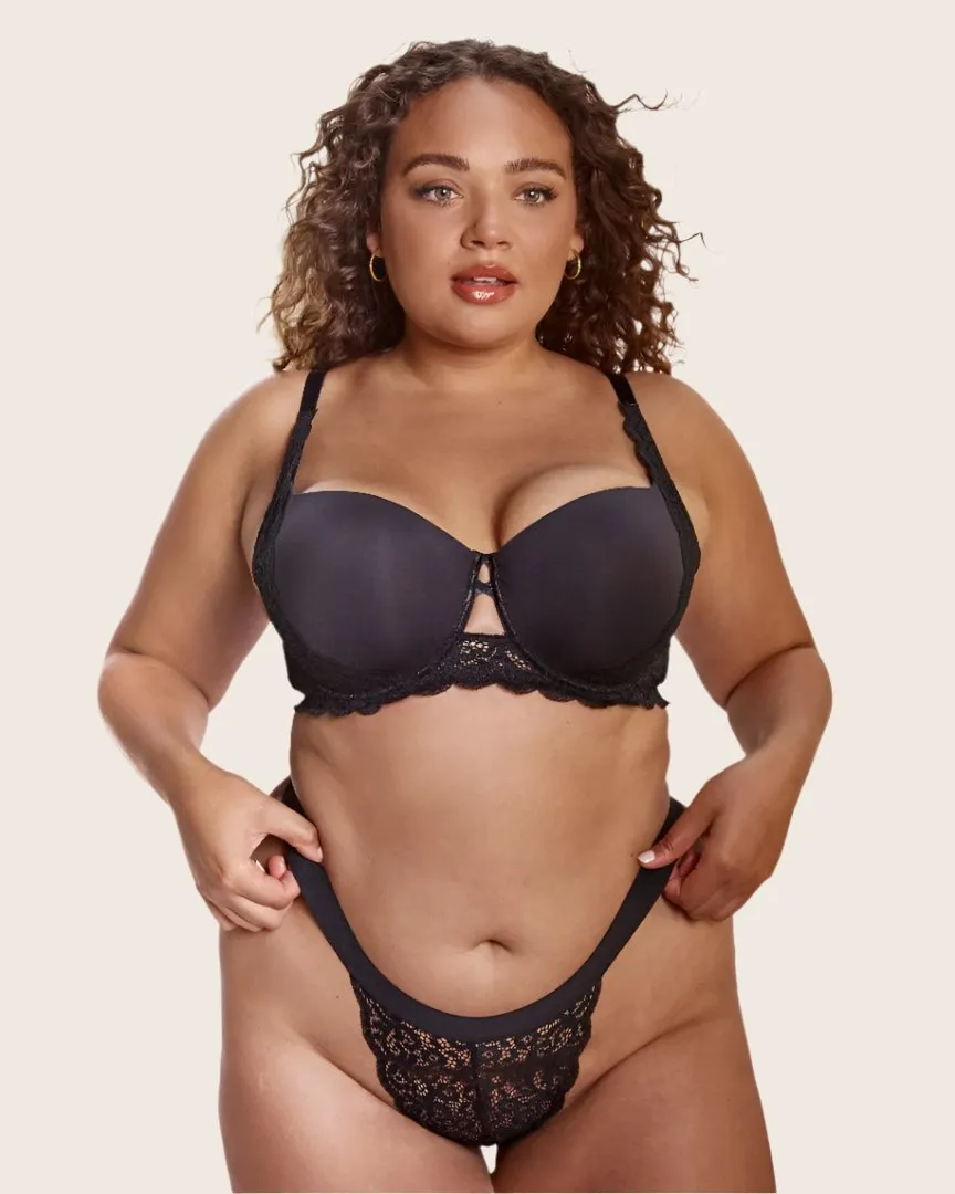 Aurora Thong : Midnight Black