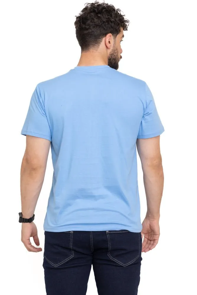 Baby Blue Regular Round T-shirt