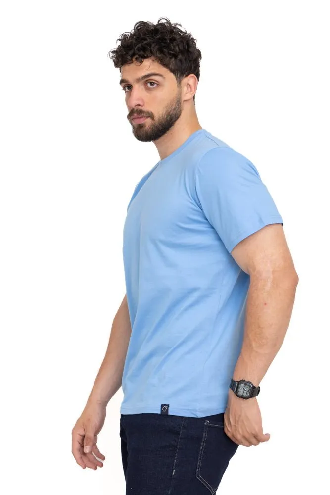 Baby Blue Regular Round T-shirt