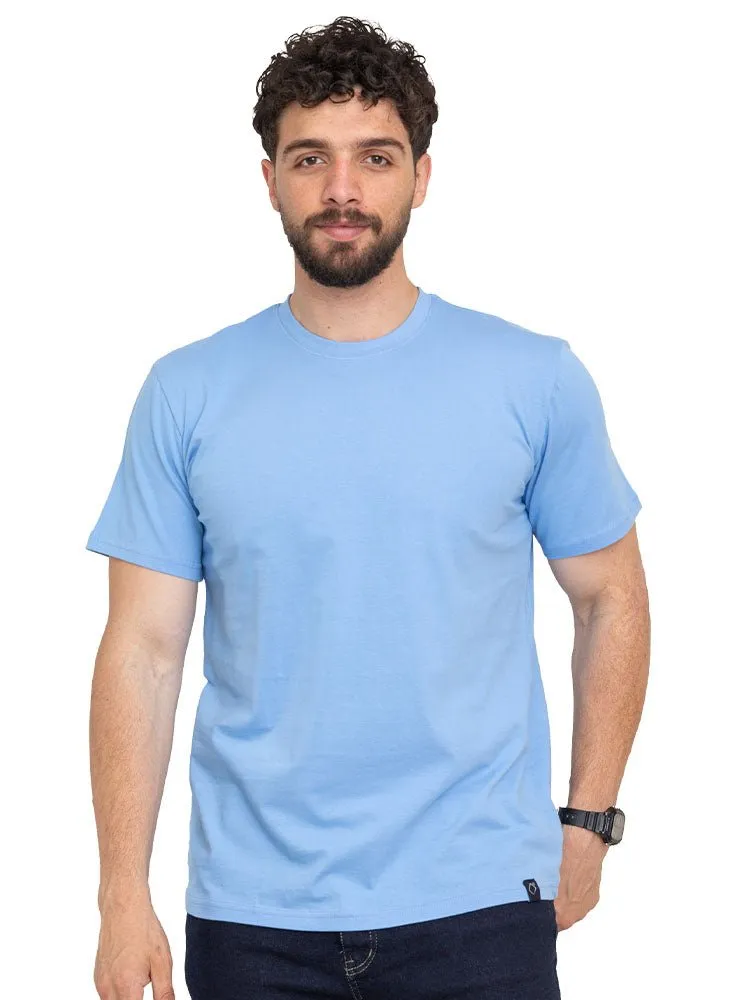 Baby Blue Regular Round T-shirt