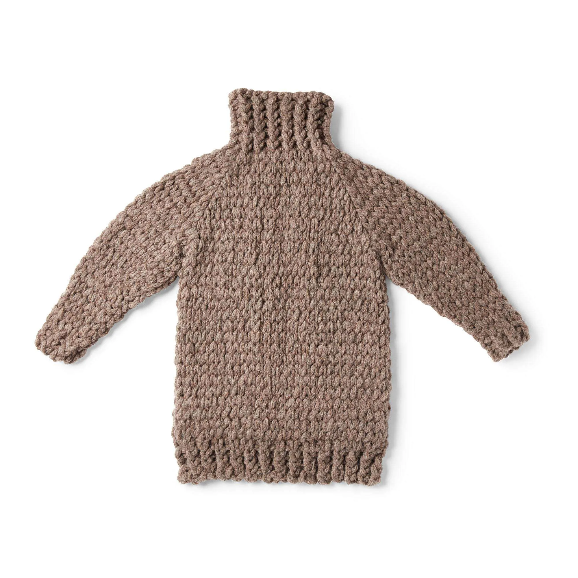 Bernat Craft Alize EZ Split Hem Cabled Tunic