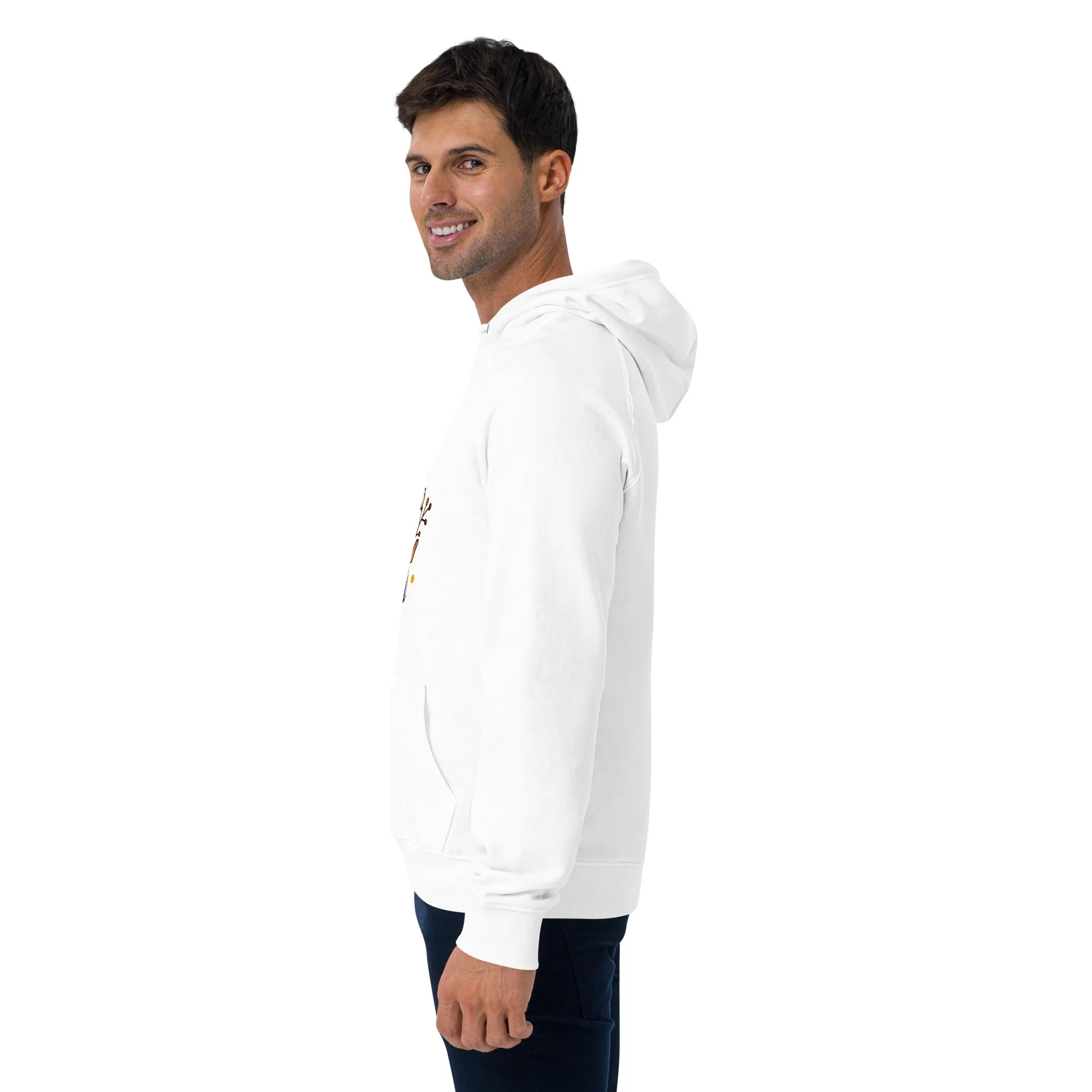 Blessed Graphic Men Eco Raglan Hoodie
