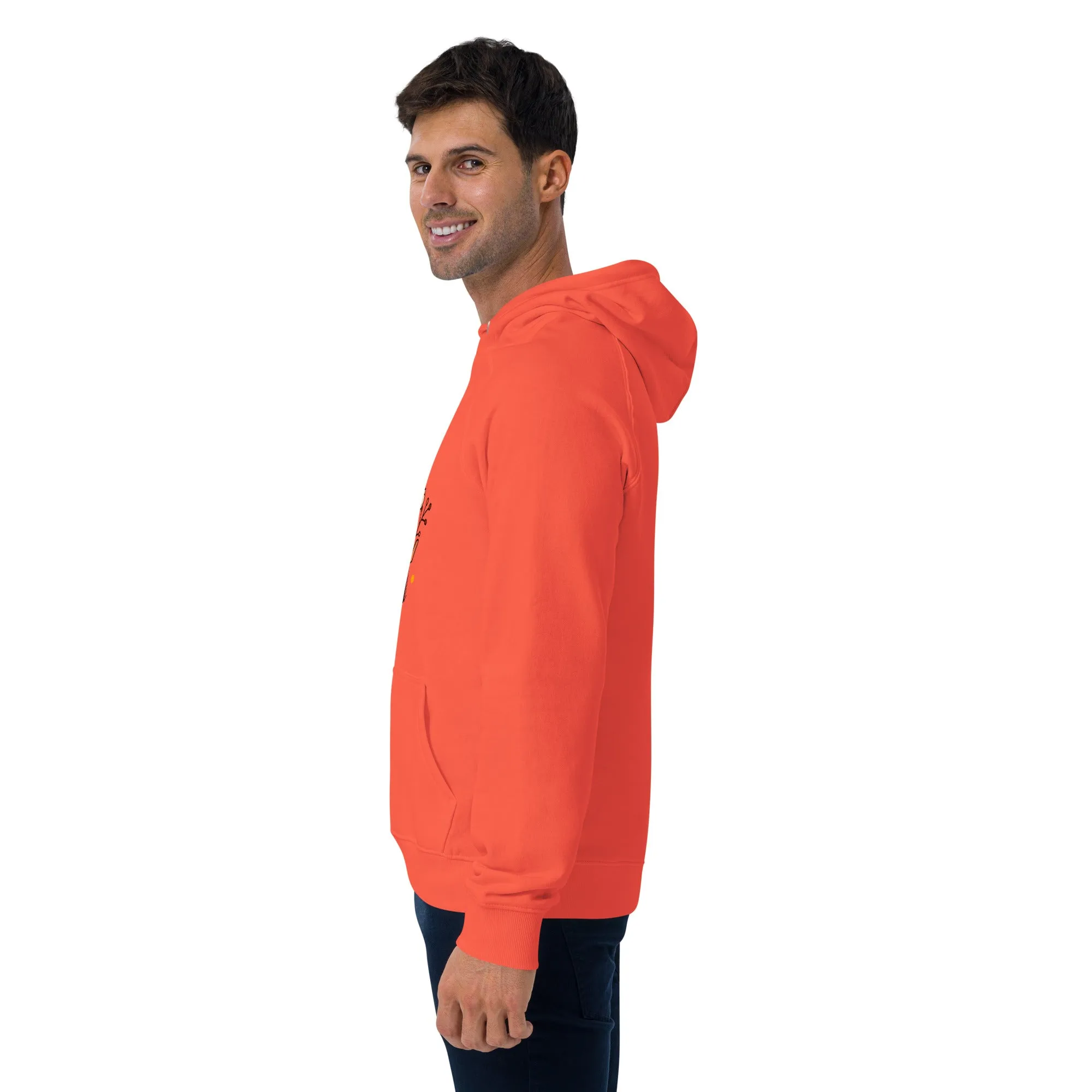 Blessed Graphic Men Eco Raglan Hoodie