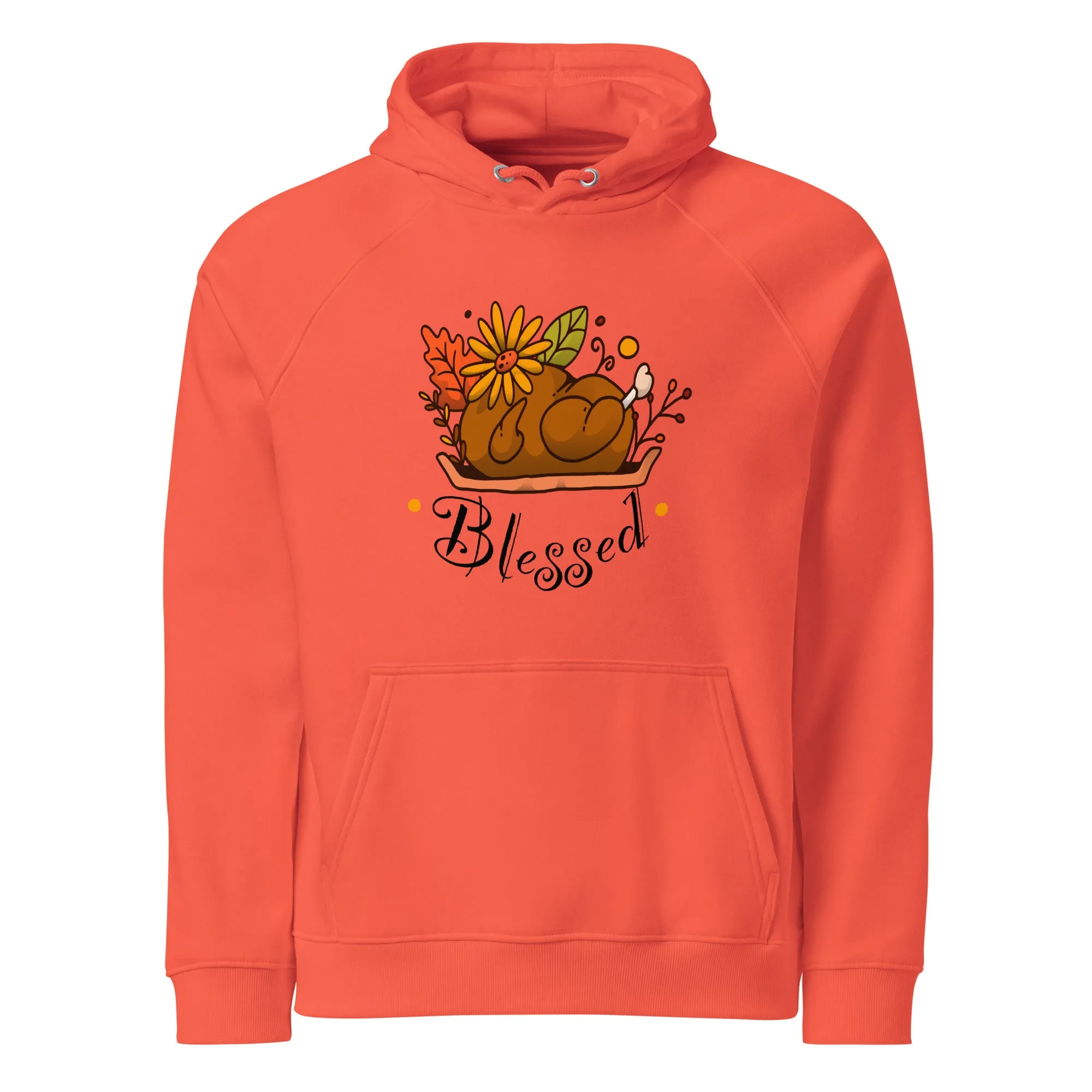 Blessed Graphic Men Eco Raglan Hoodie