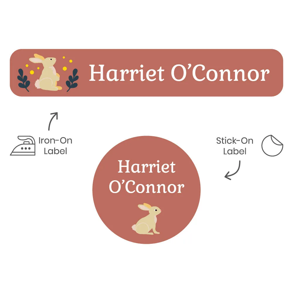 Bunny Camp Clothing Labels Pack