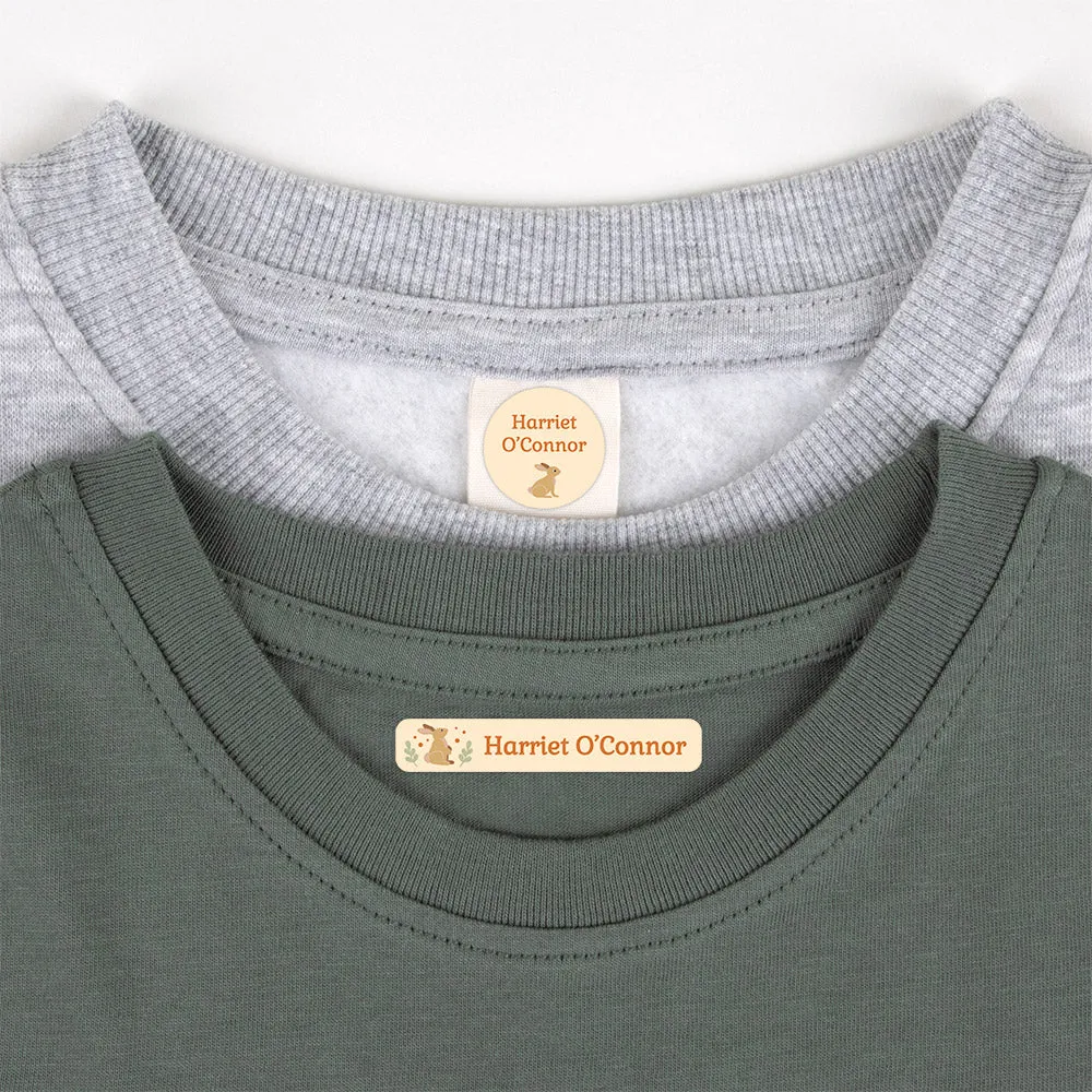 Bunny Camp Clothing Labels Pack
