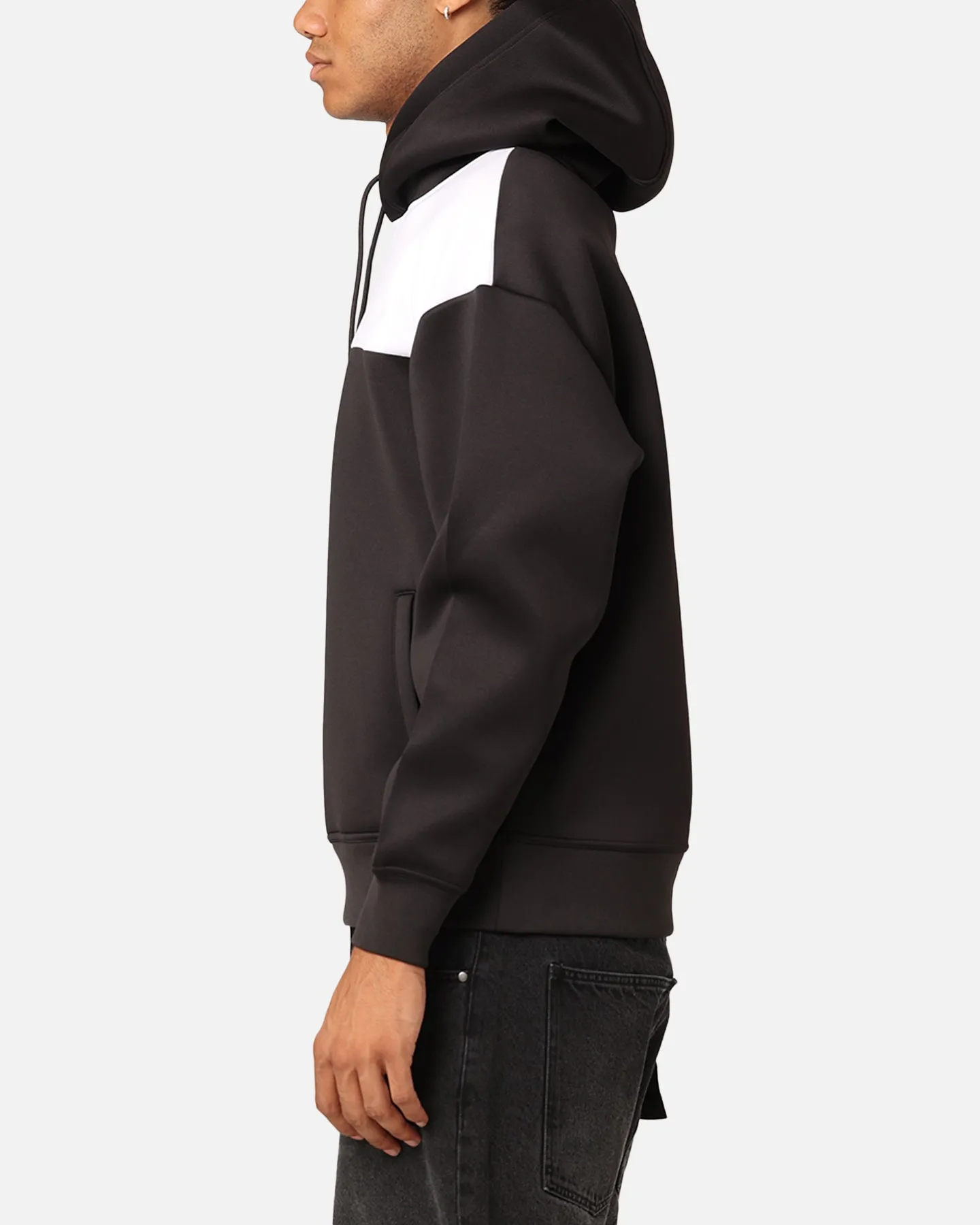 Calvin Klein Blocking Spacer Hoodie Black/Bright White