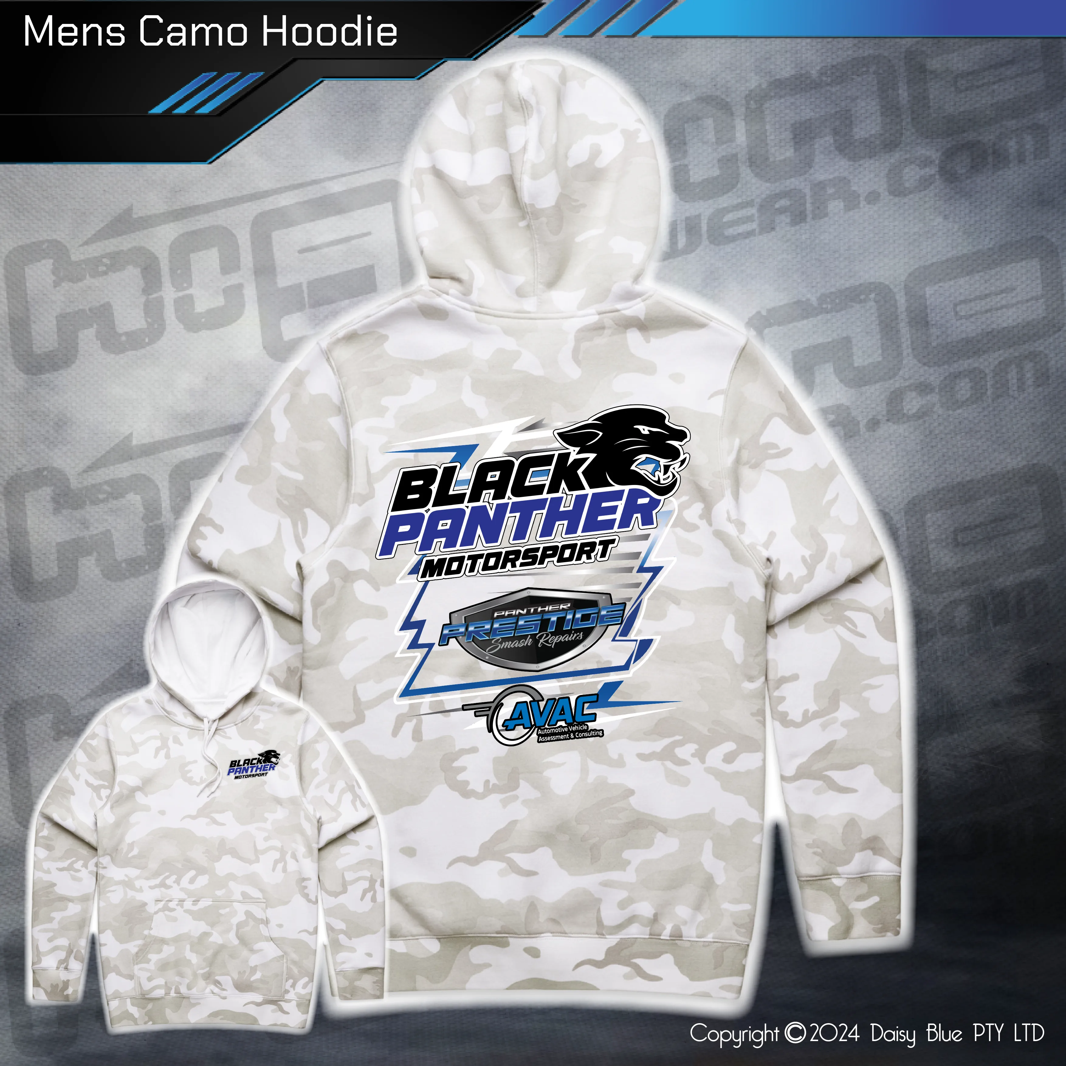 Camo Hoodie - Gavin Black