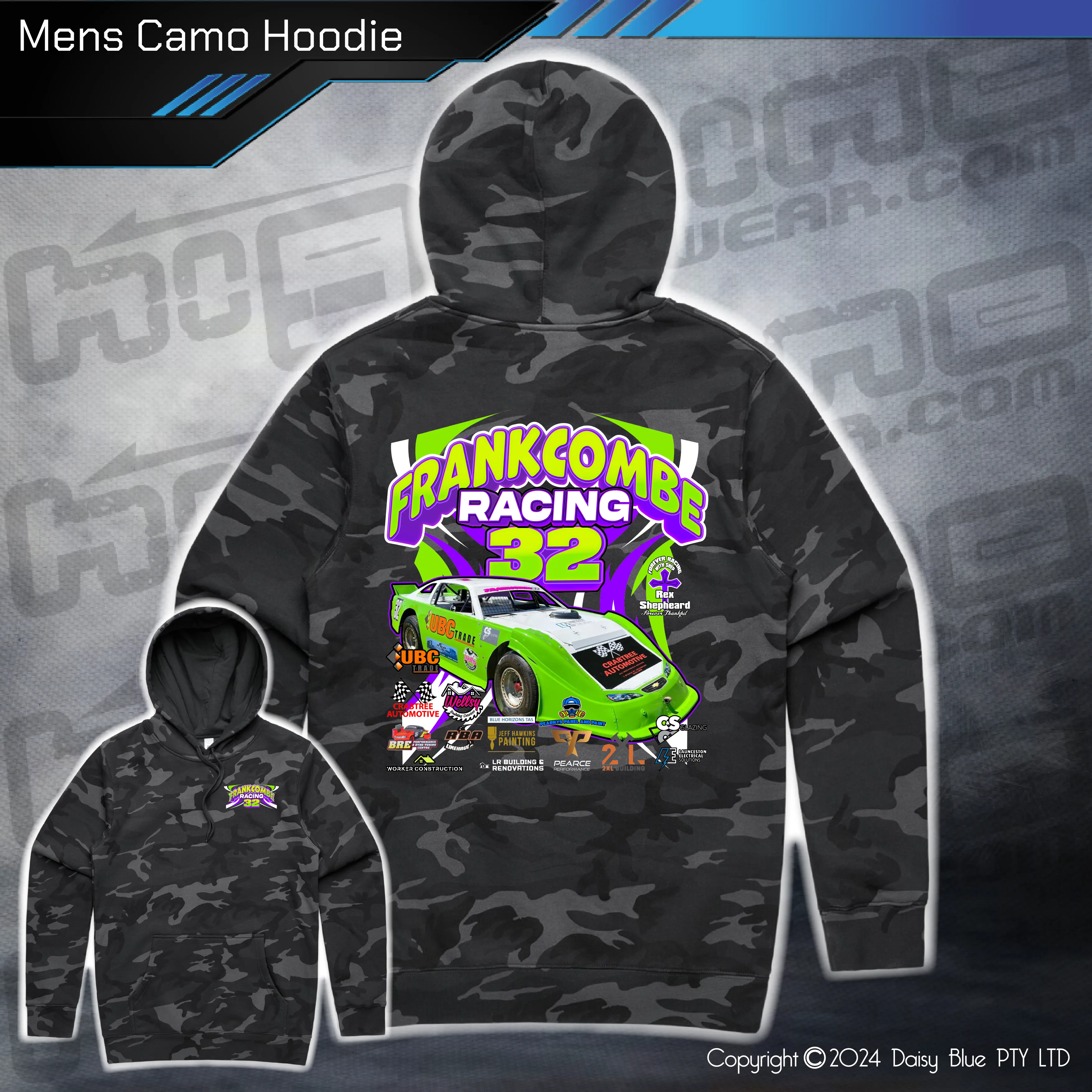 Camo Hoodie - Tiffany Frankcombe