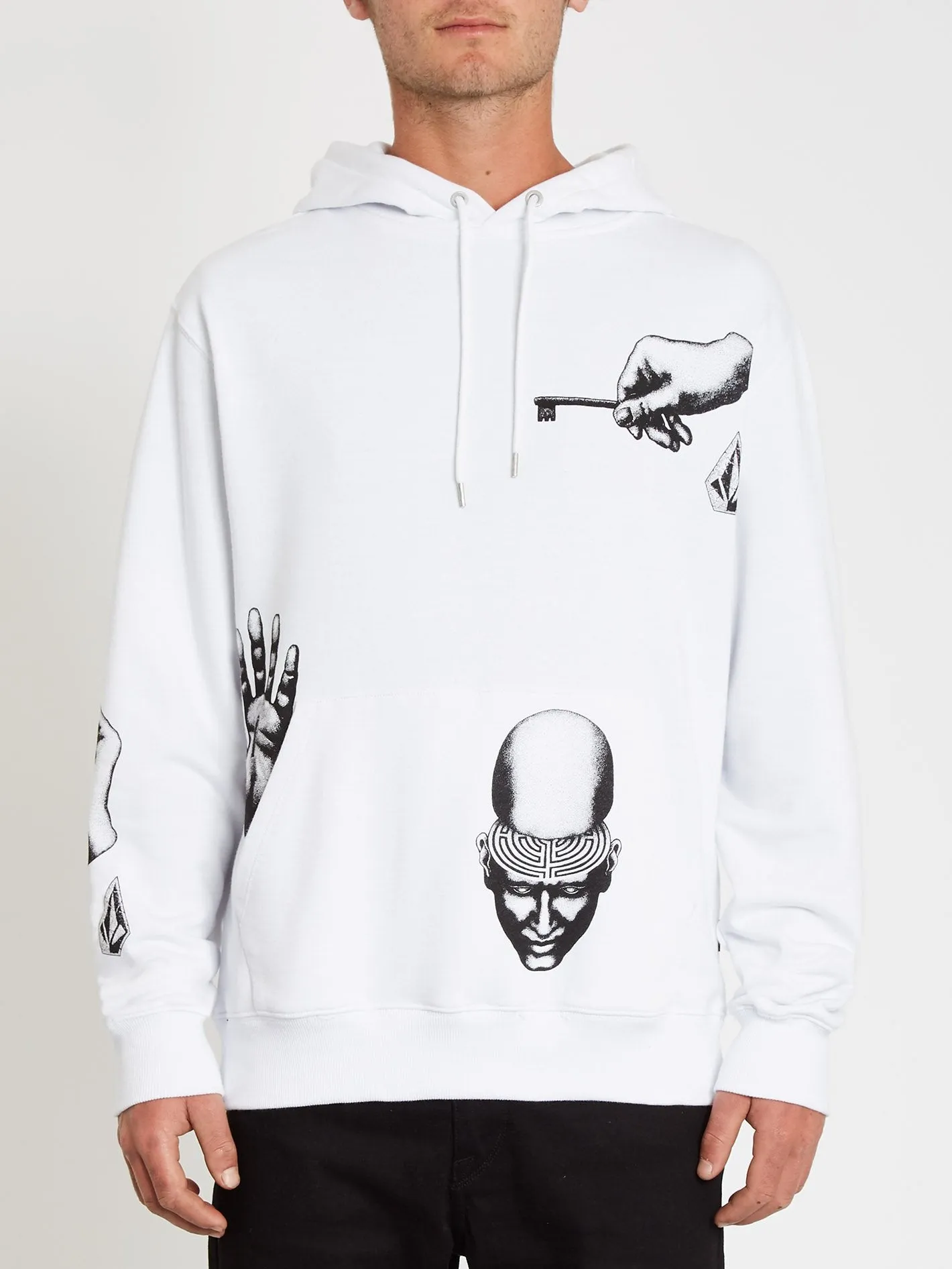 Carlo Vivary Hoodie - White