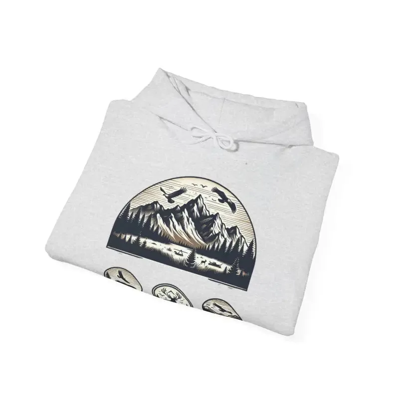 Chase Mountains Heavy Blend Hoodie