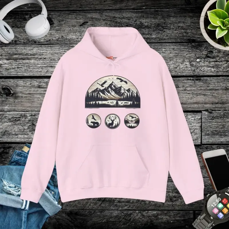 Chase Mountains Heavy Blend Hoodie