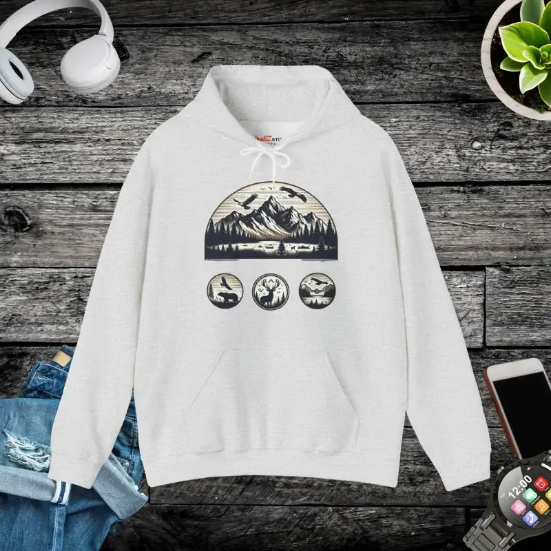 Chase Mountains Heavy Blend Hoodie