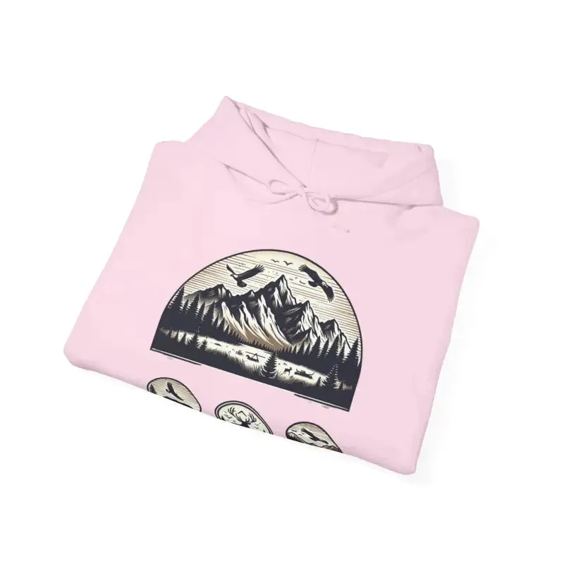 Chase Mountains Heavy Blend Hoodie