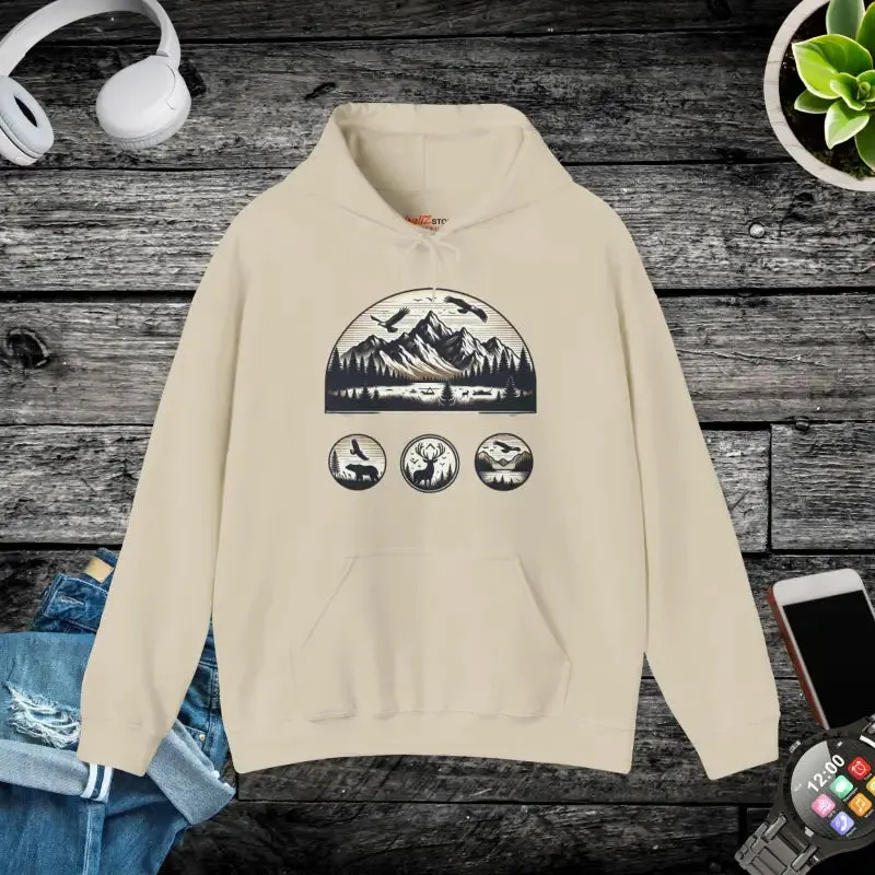 Chase Mountains Heavy Blend Hoodie