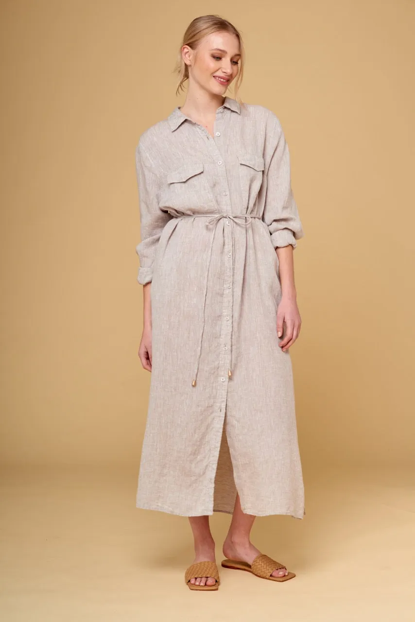 Chelsea Dress in Bone