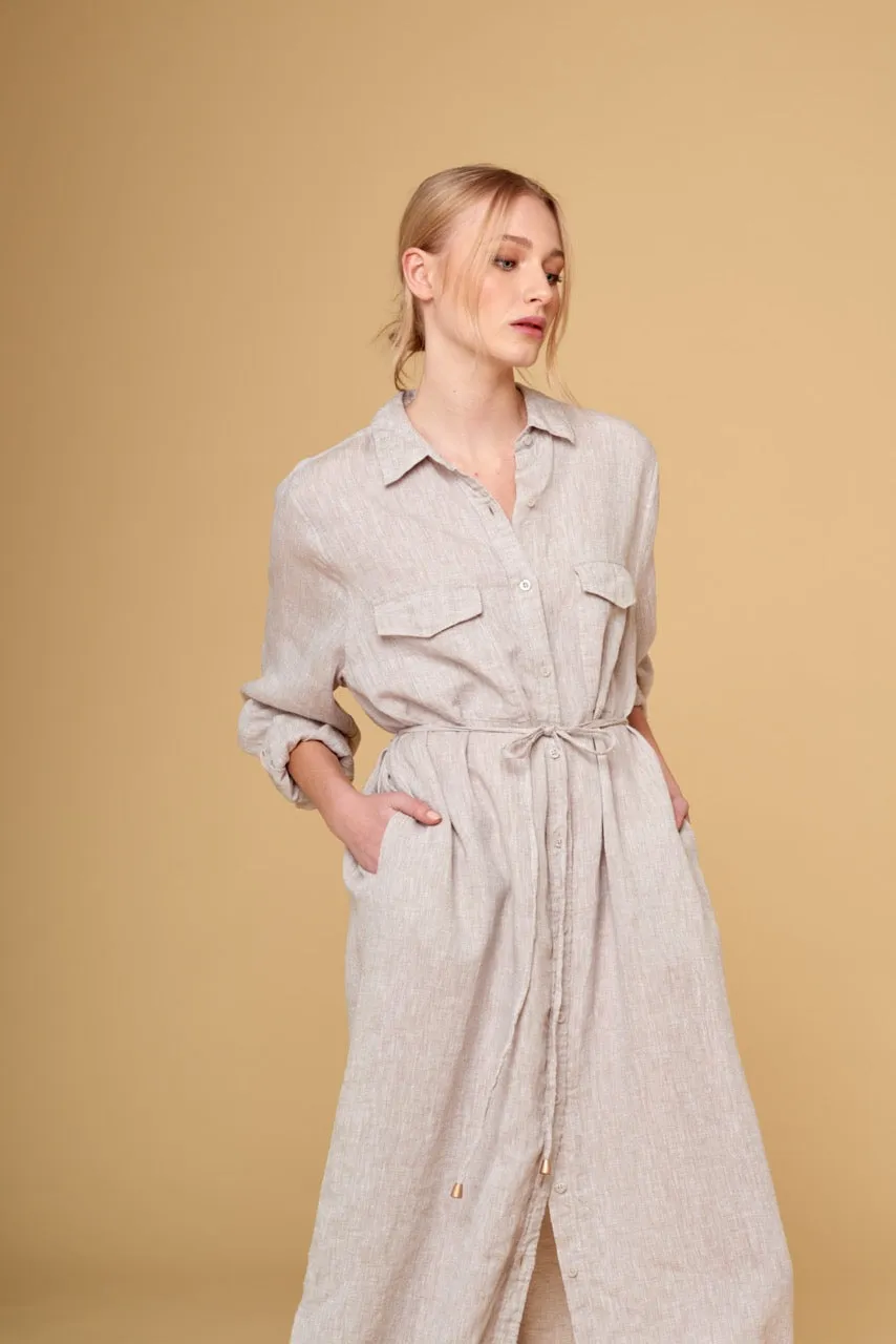 Chelsea Dress in Bone