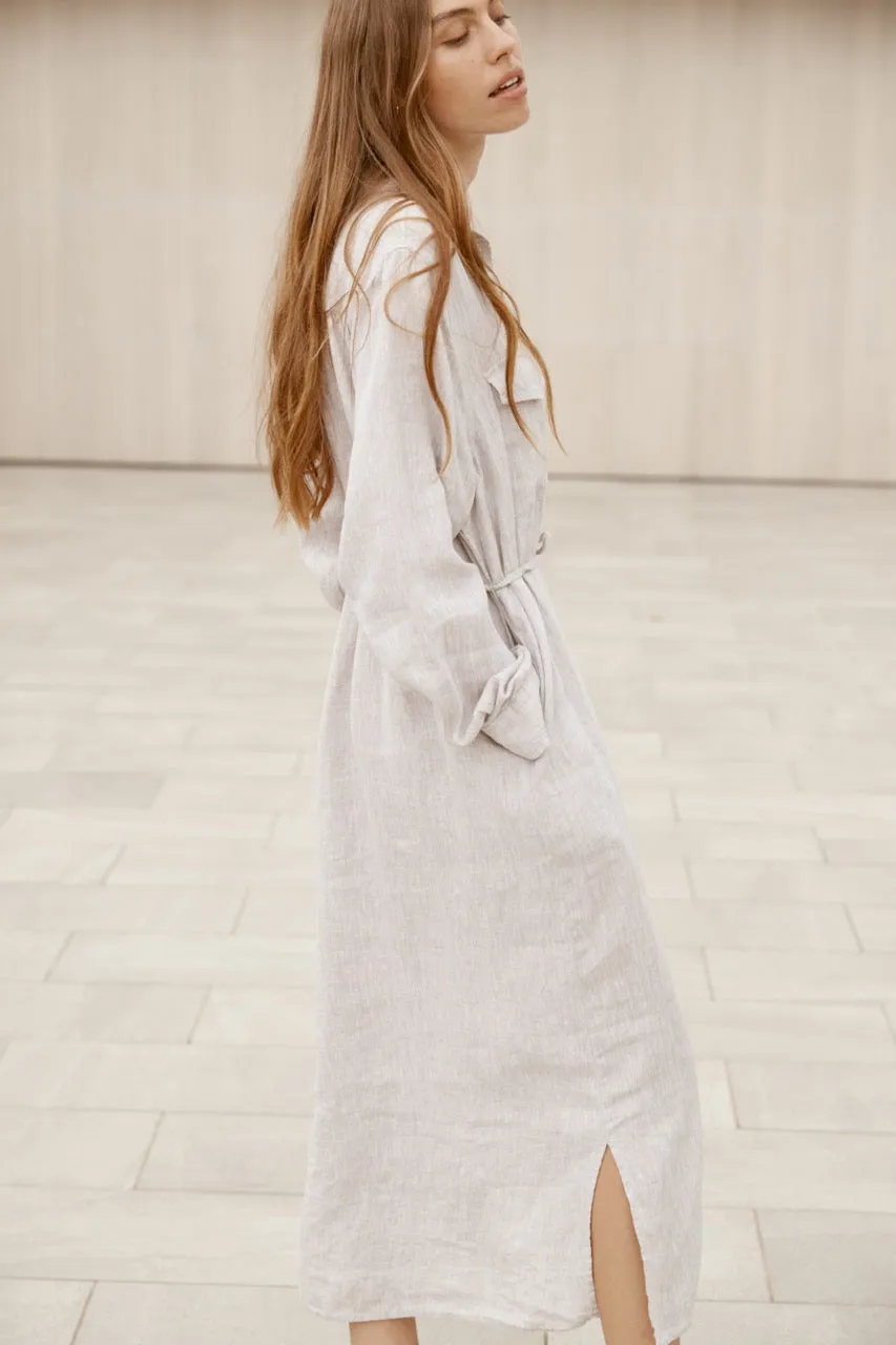 Chelsea Dress in Bone