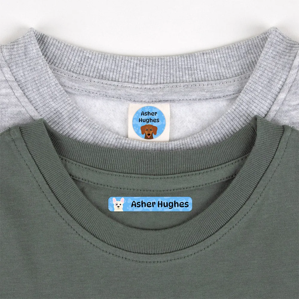 Dogs Camp Clothing Labels Pack