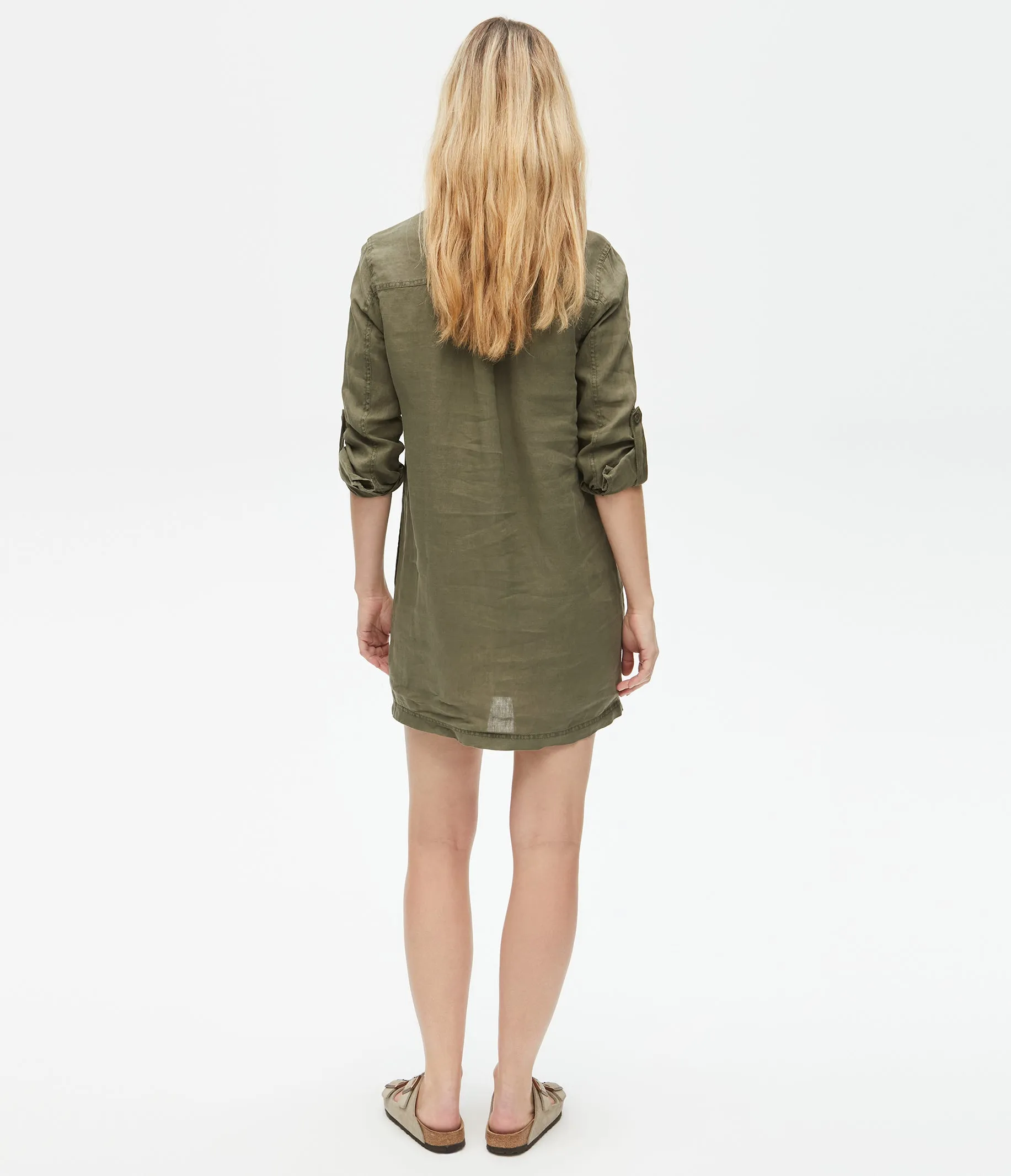Eleanor Linen Shirt Dress