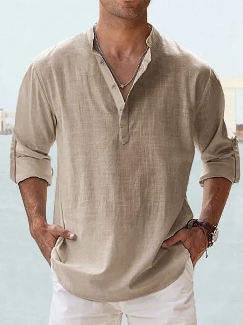 EVANDER™ - MEN'S CASUAL LINEN SHIRT