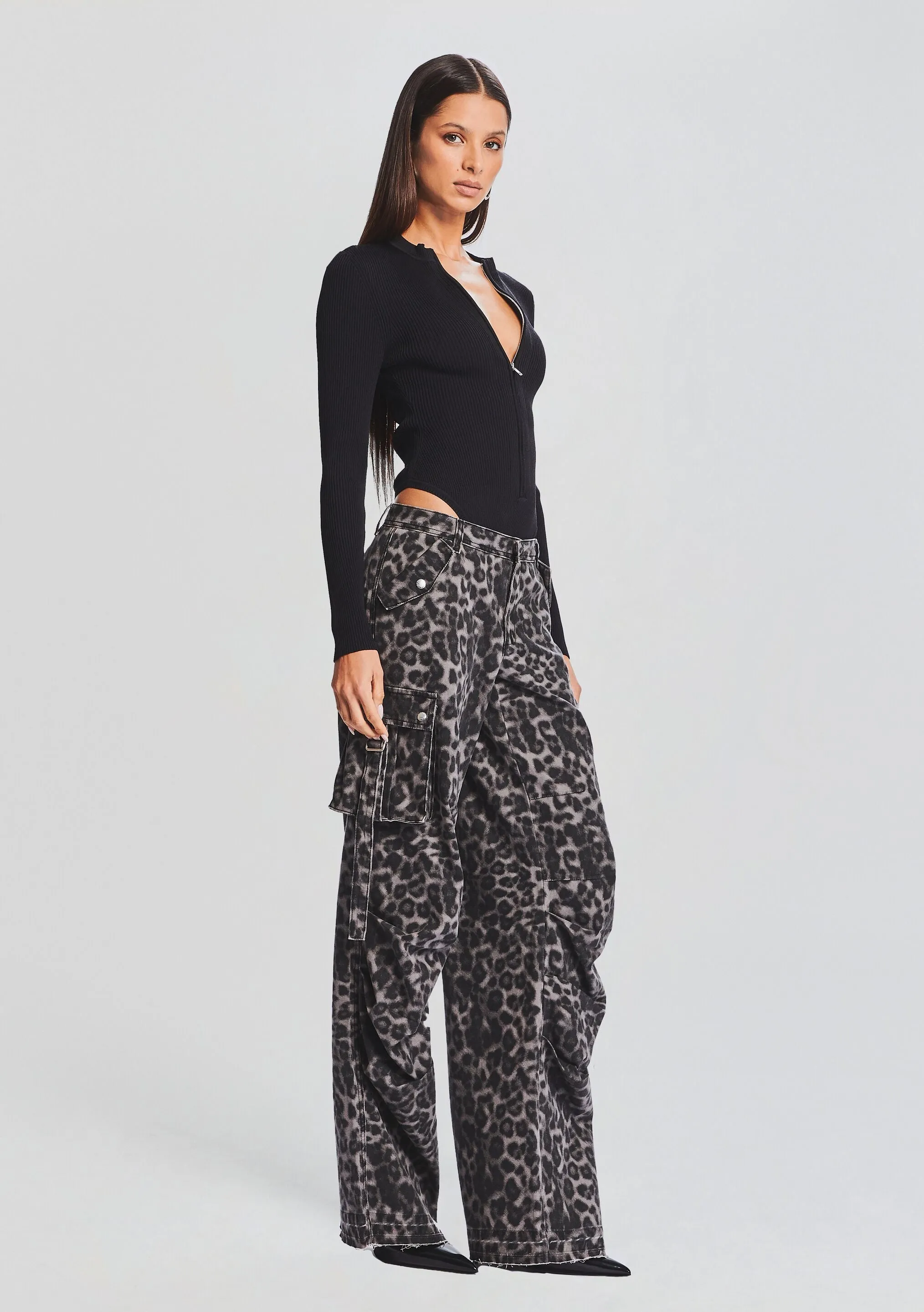 Geo Rib Knit Bodysuit