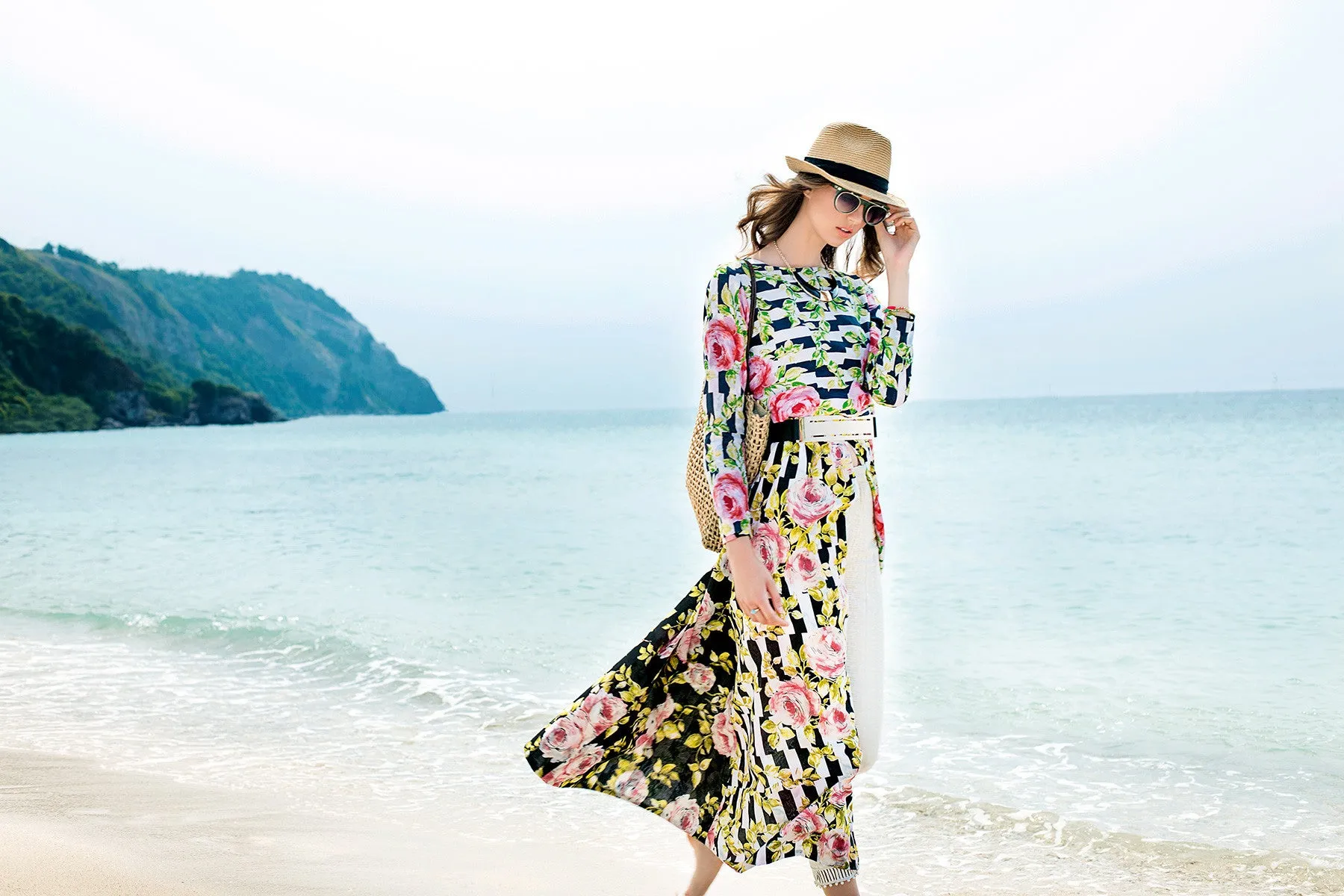 Gul Ahmed Green Printed Lawn Tunic SL-243 A