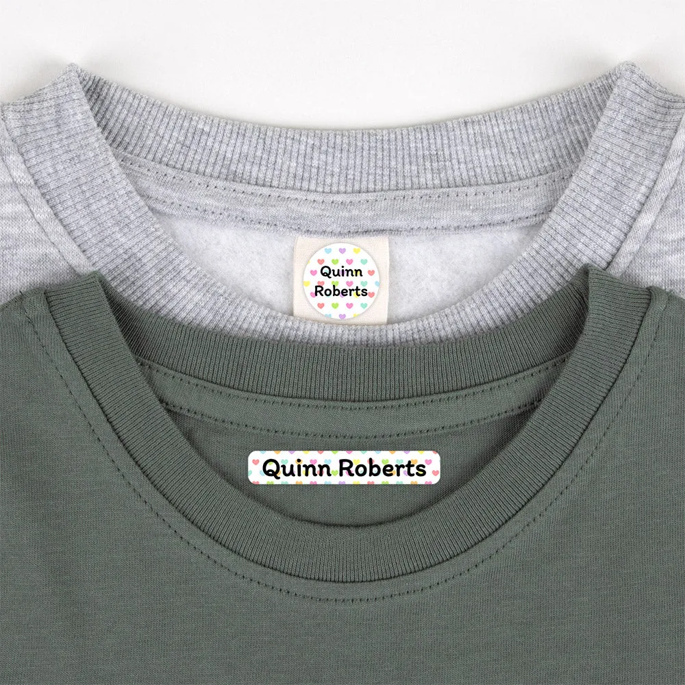 Hearts Camp Clothing Labels Pack